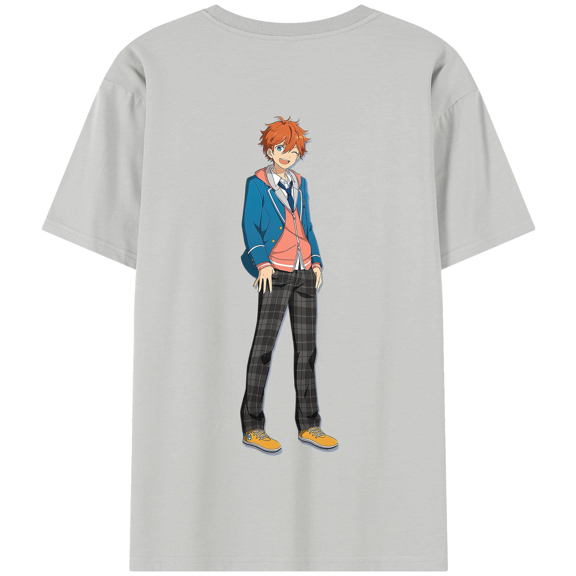 （画像用） あんさんぶるスターズ! Ensemble Stars 綿100％半袖Tシャツ（背面プリント）