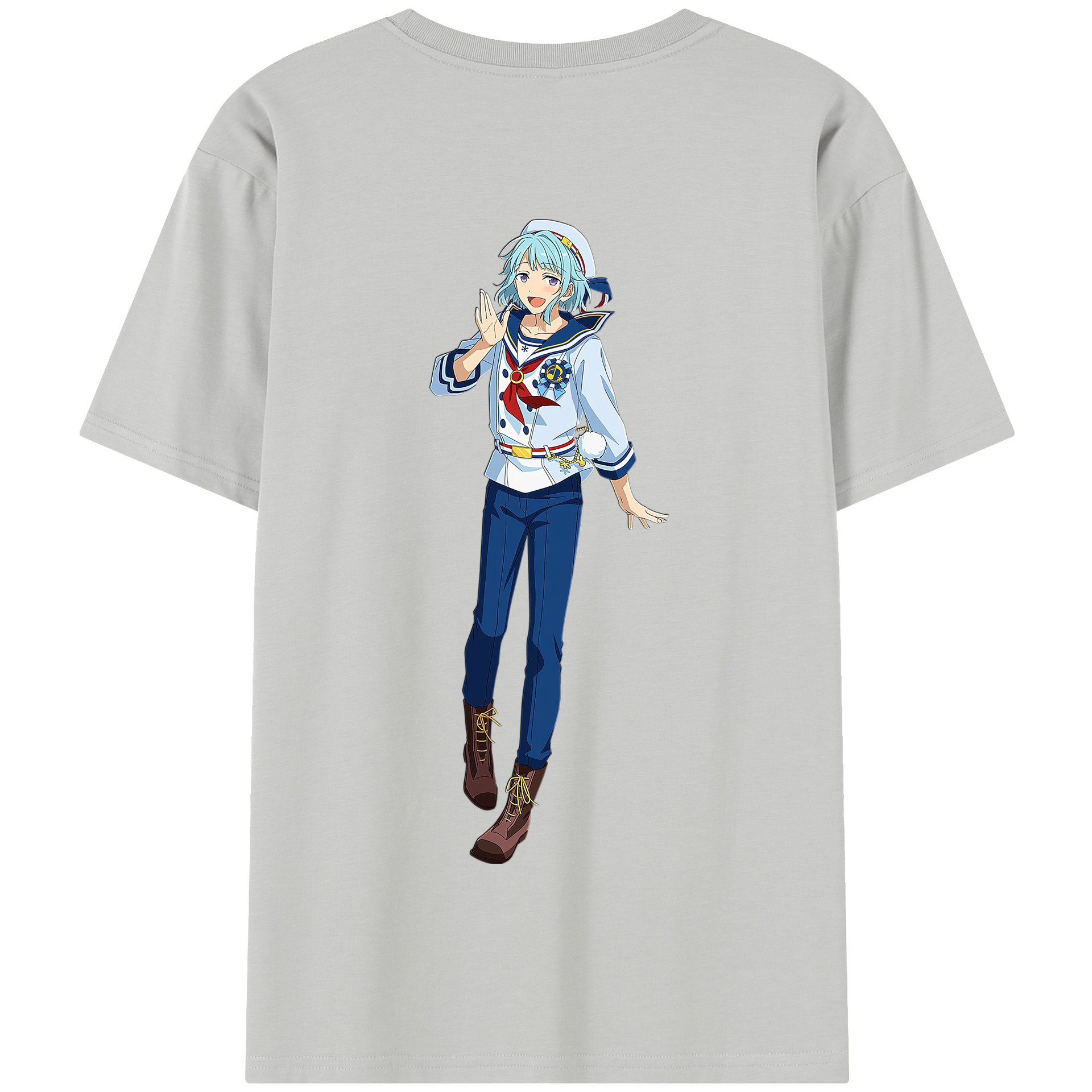 （画像用） あんさんぶるスターズ! Ensemble Stars 綿100％半袖Tシャツ（背面プリント）