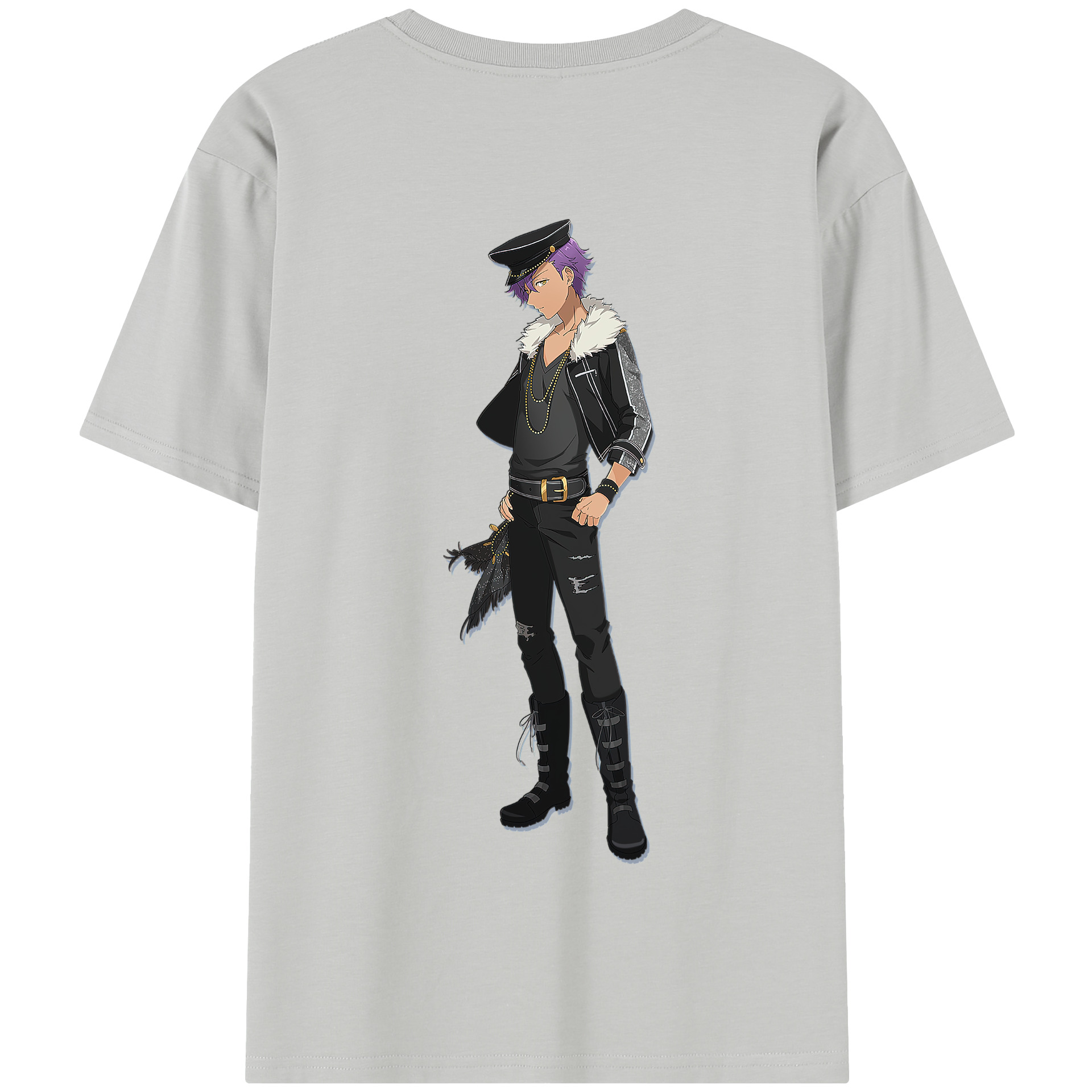（画像用） あんさんぶるスターズ! Ensemble Stars 綿100％半袖Tシャツ（背面プリント）