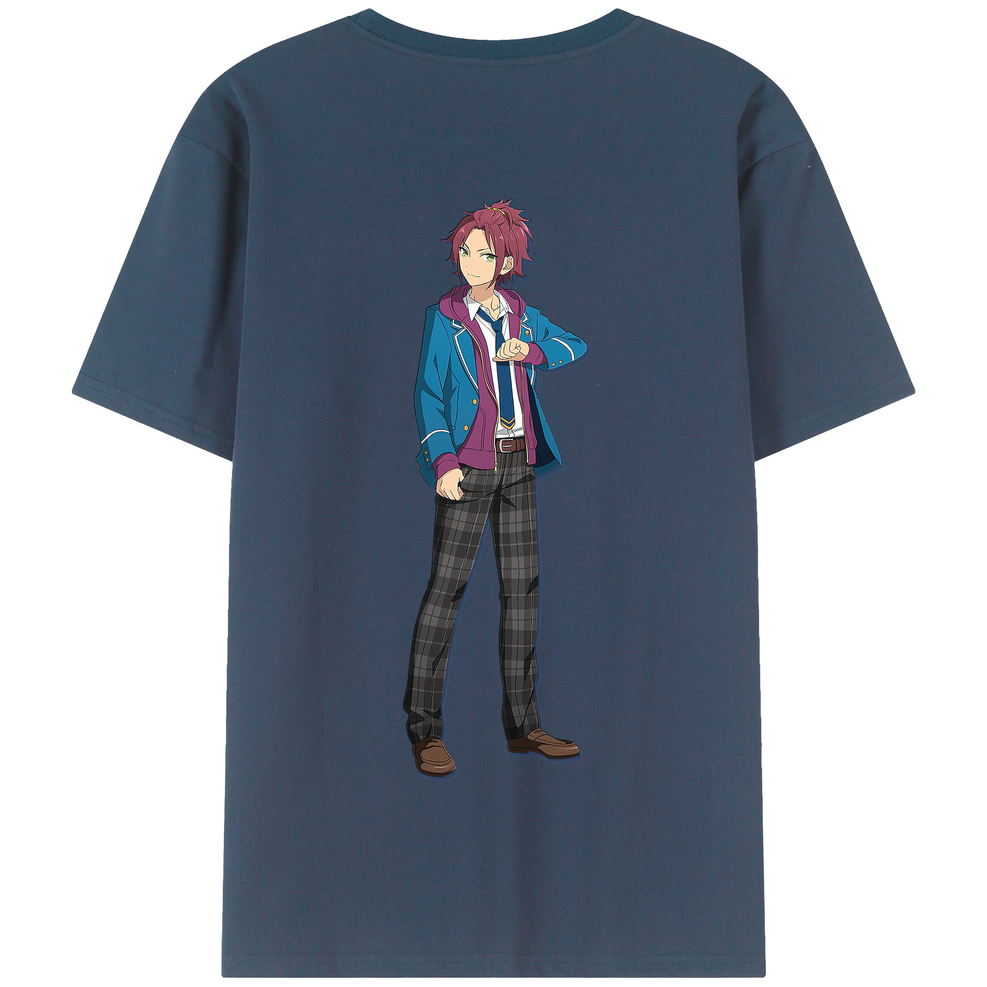 （画像用） あんさんぶるスターズ! Ensemble Stars 綿100％半袖Tシャツ（背面プリント）