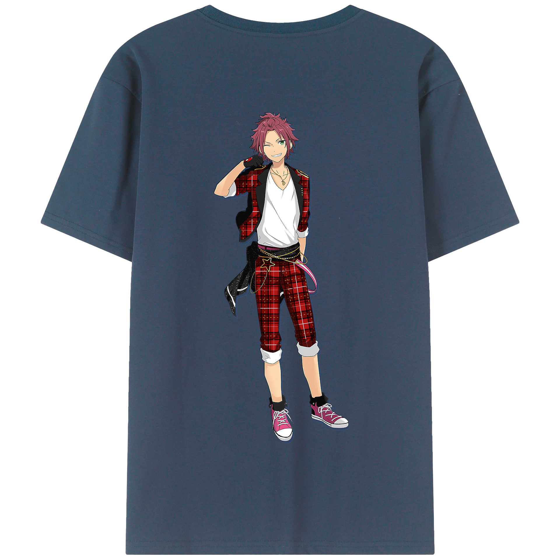 （画像用） あんさんぶるスターズ! Ensemble Stars 綿100％半袖Tシャツ（背面プリント）