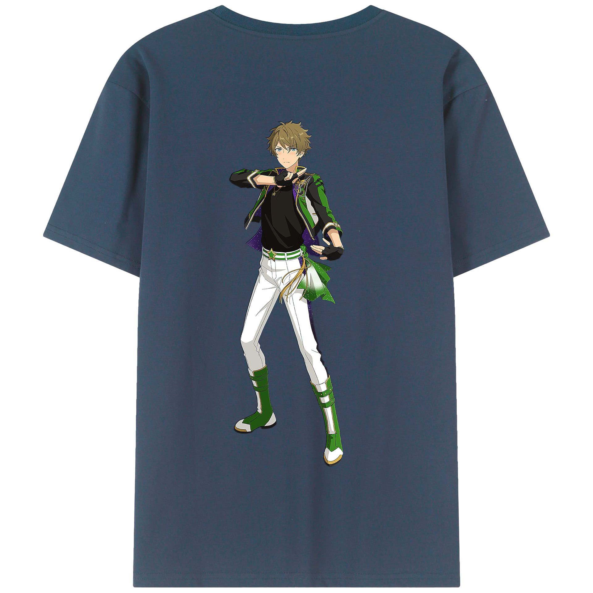 （画像用） あんさんぶるスターズ! Ensemble Stars 綿100％半袖Tシャツ（背面プリント）