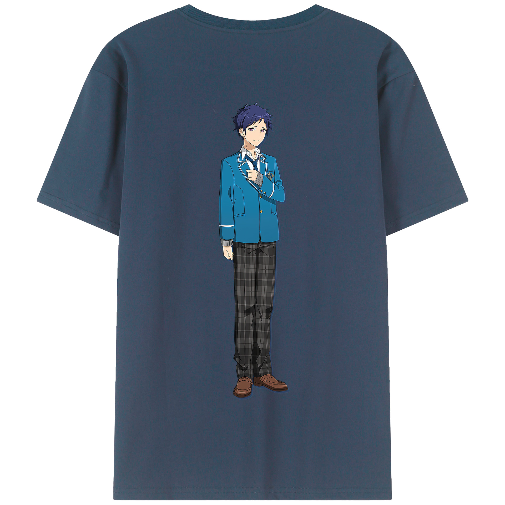 （画像用） あんさんぶるスターズ! Ensemble Stars 綿100％半袖Tシャツ（背面プリント）