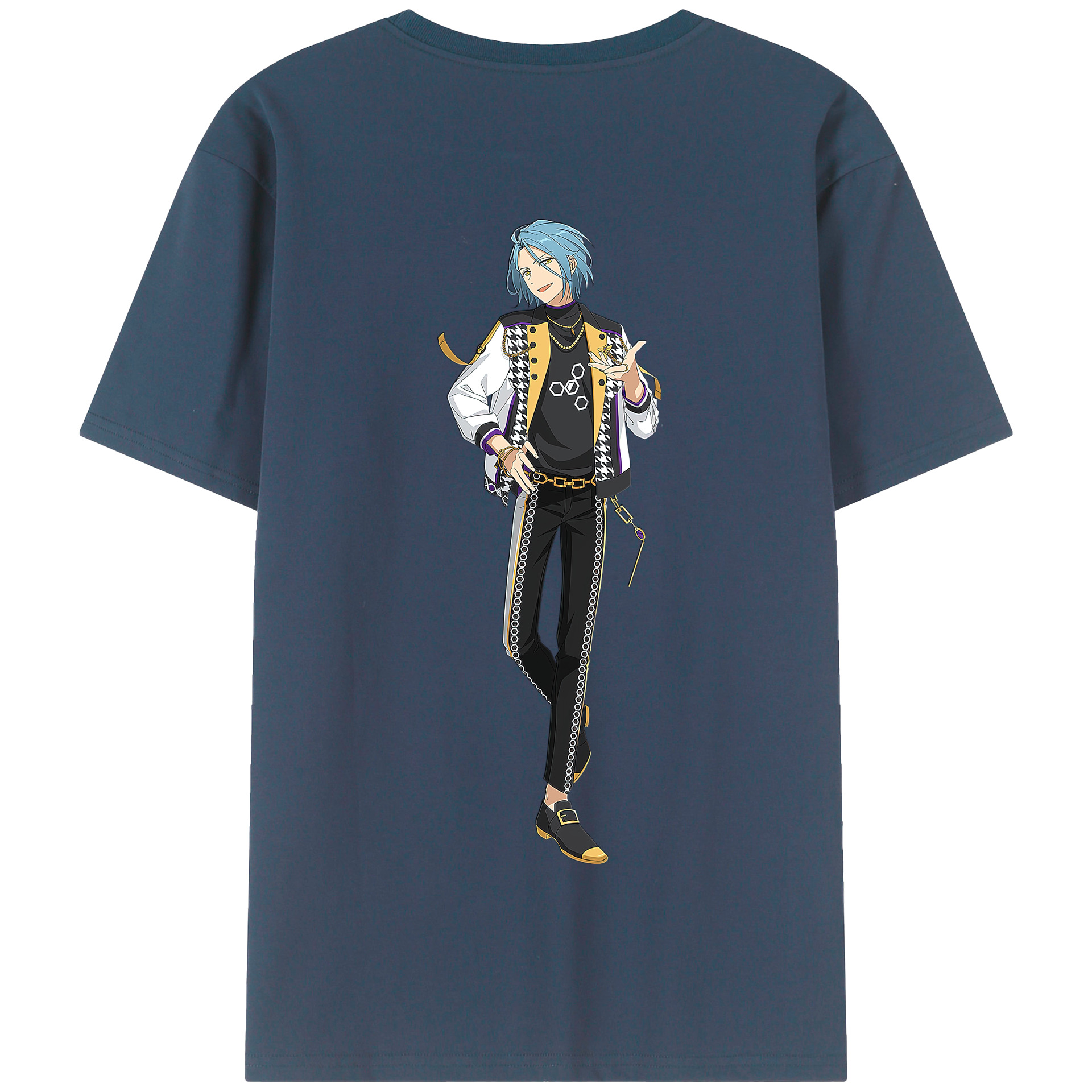 （画像用） あんさんぶるスターズ! Ensemble Stars 綿100％半袖Tシャツ（背面プリント）