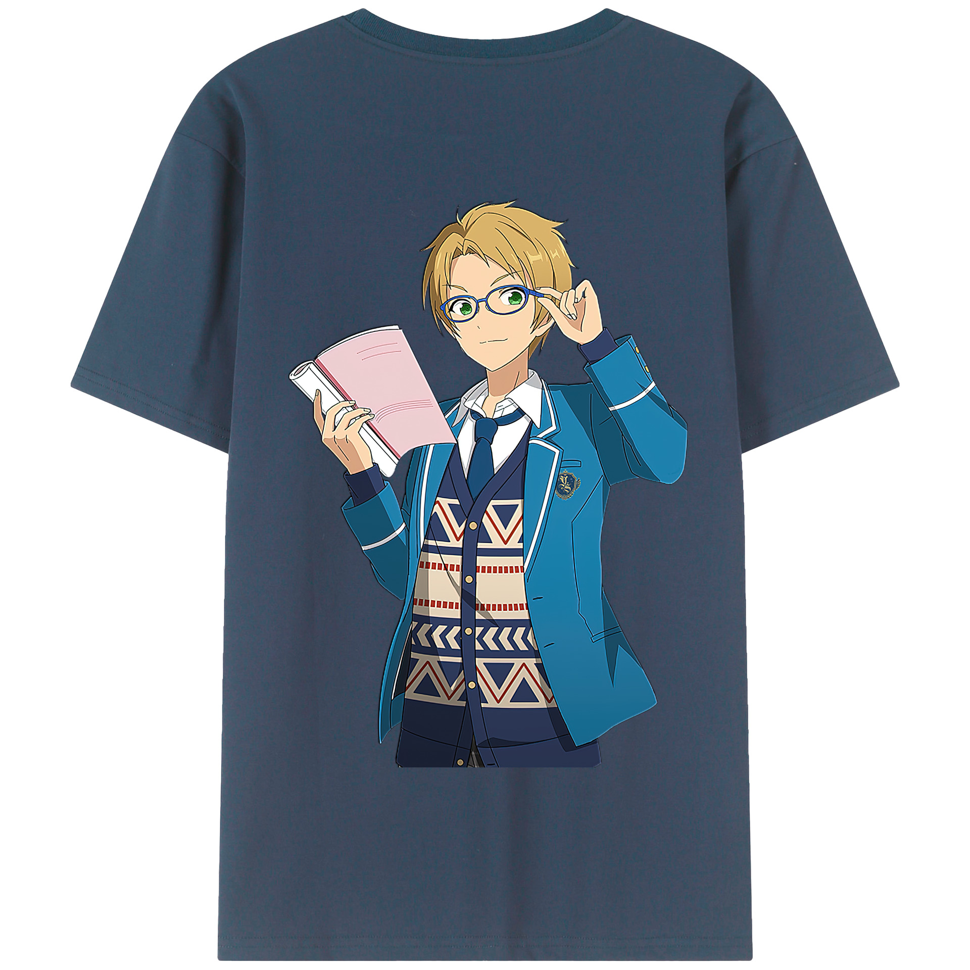 （画像用） あんさんぶるスターズ! Ensemble Stars 綿100％半袖Tシャツ（背面プリント）