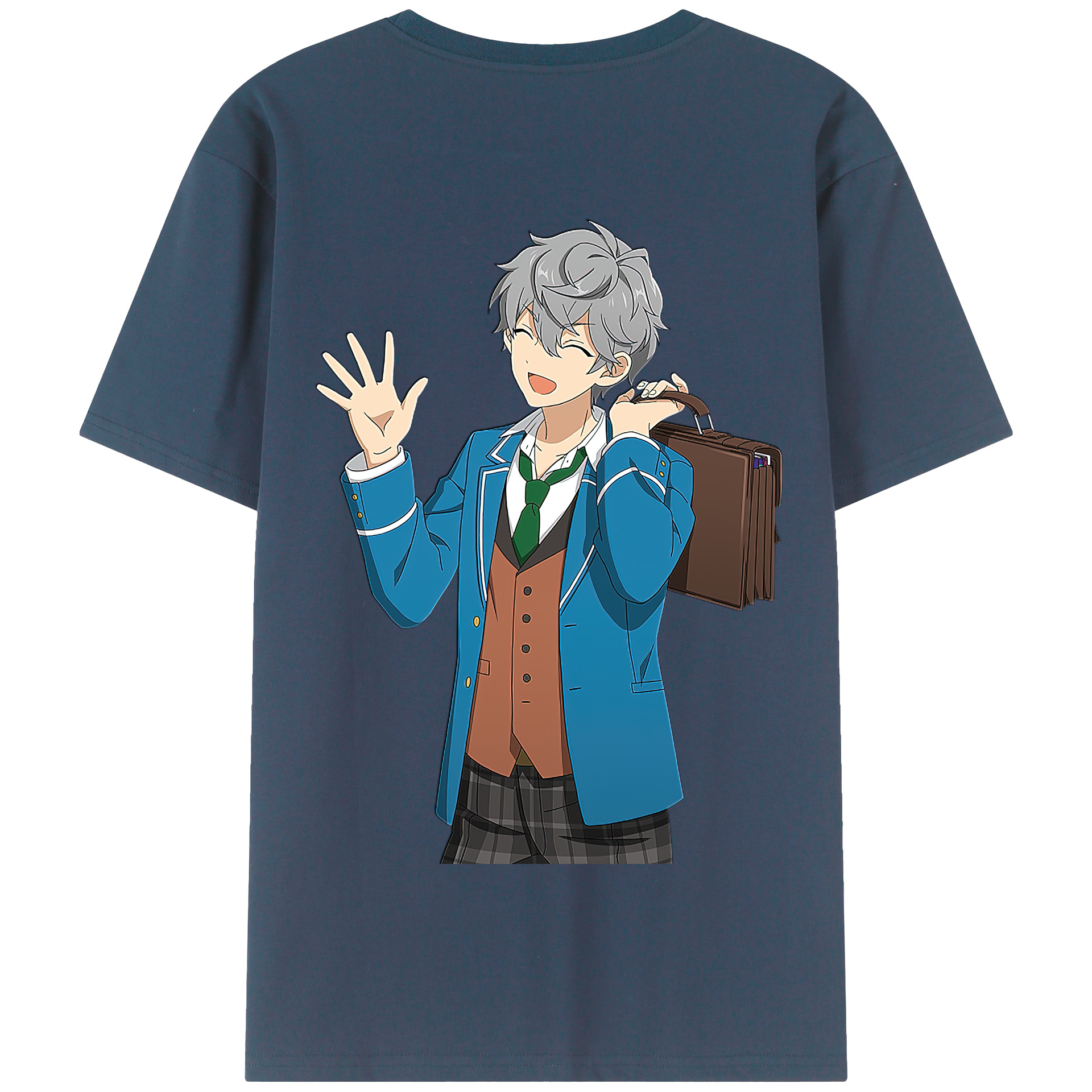 （画像用） あんさんぶるスターズ! Ensemble Stars 綿100％半袖Tシャツ（背面プリント）
