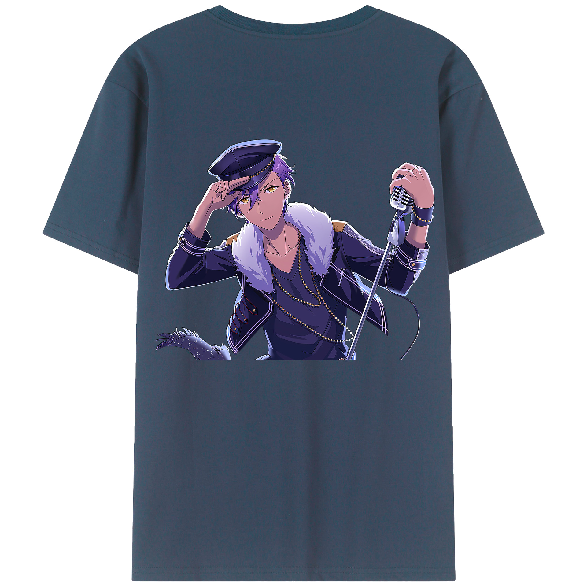（画像用） あんさんぶるスターズ! Ensemble Stars 綿100％半袖Tシャツ（背面プリント）