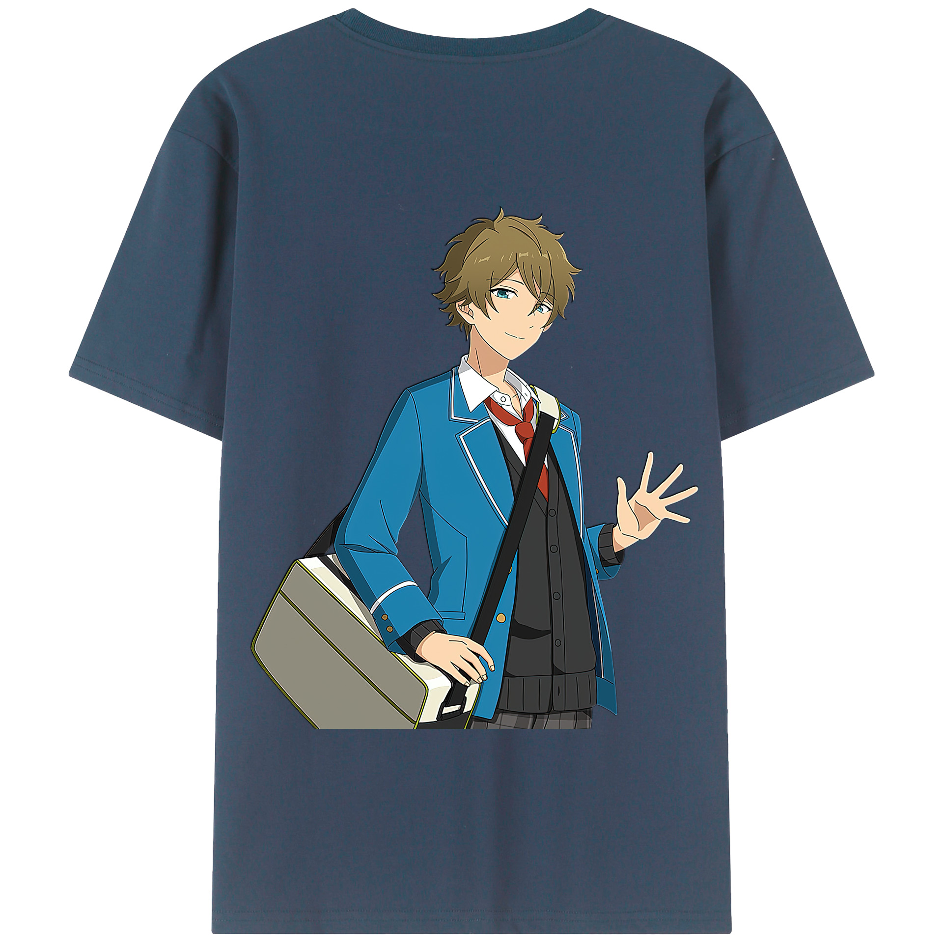 （画像用） あんさんぶるスターズ! Ensemble Stars 綿100％半袖Tシャツ（背面プリント）