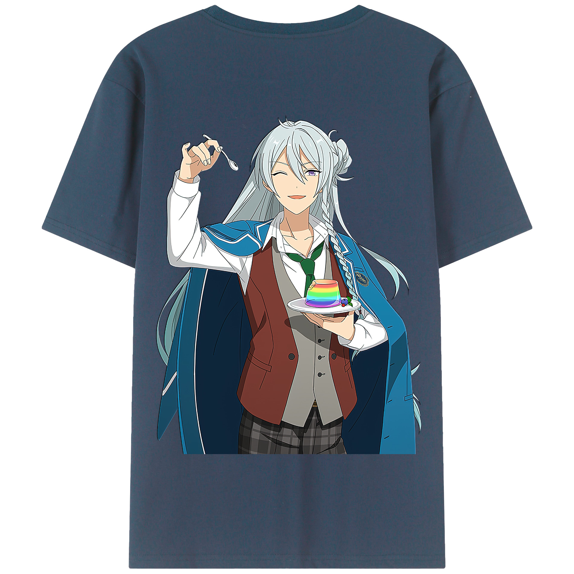（画像用） あんさんぶるスターズ! Ensemble Stars 綿100％半袖Tシャツ（背面プリント）