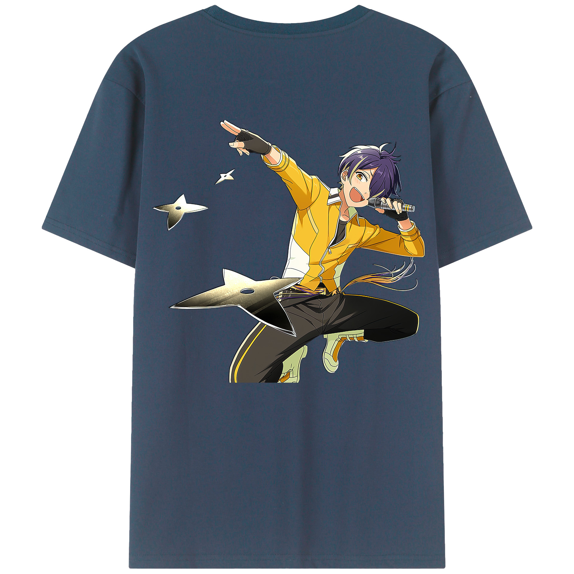 （画像用） あんさんぶるスターズ! Ensemble Stars 綿100％半袖Tシャツ（背面プリント）
