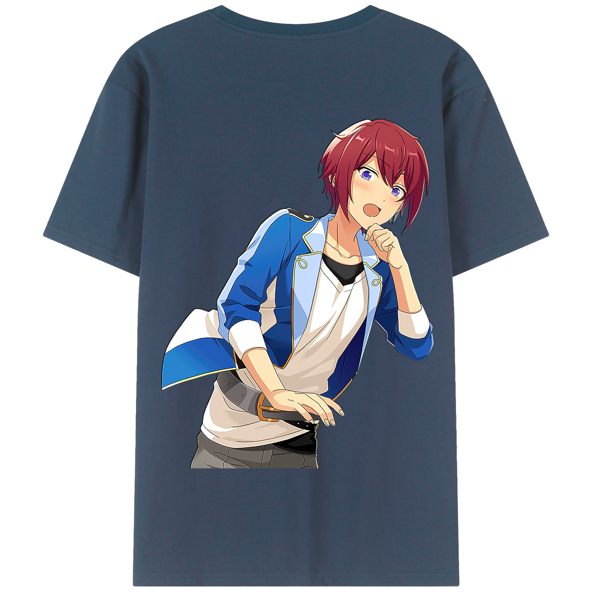 （画像用） あんさんぶるスターズ! Ensemble Stars 綿100％半袖Tシャツ（背面プリント）