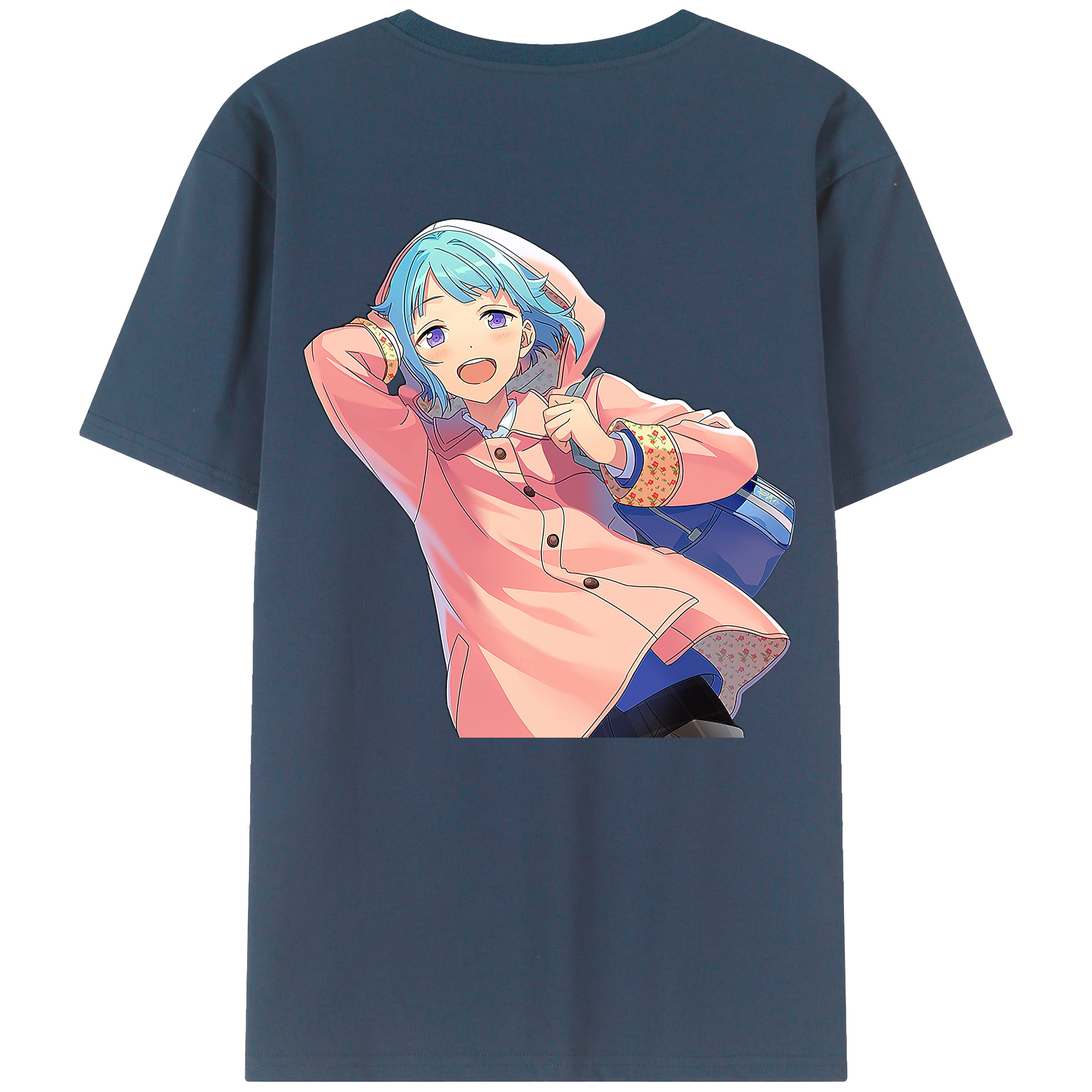 （画像用） あんさんぶるスターズ! Ensemble Stars 綿100％半袖Tシャツ（背面プリント）