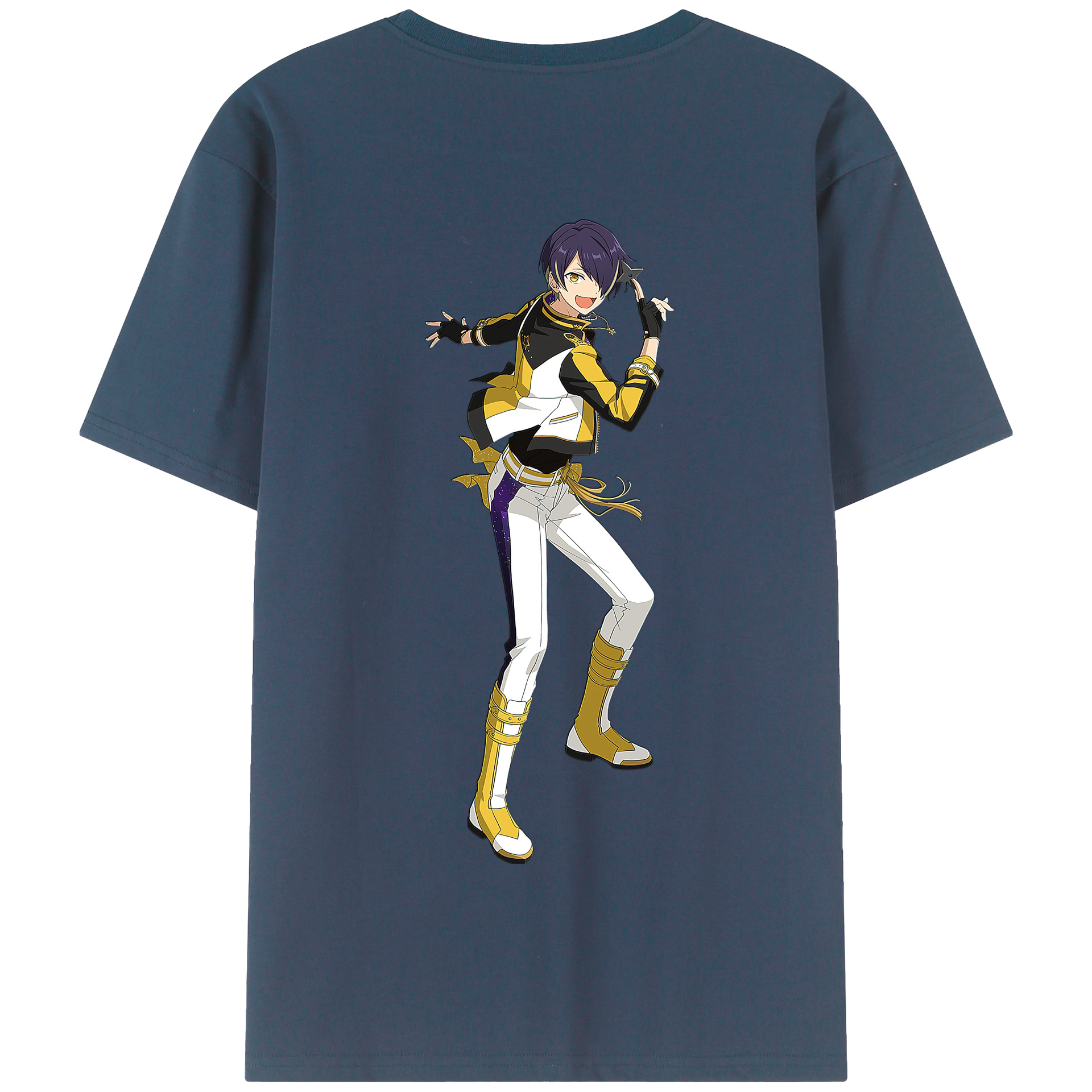 （画像用） あんさんぶるスターズ! Ensemble Stars 綿100％半袖Tシャツ（背面プリント）