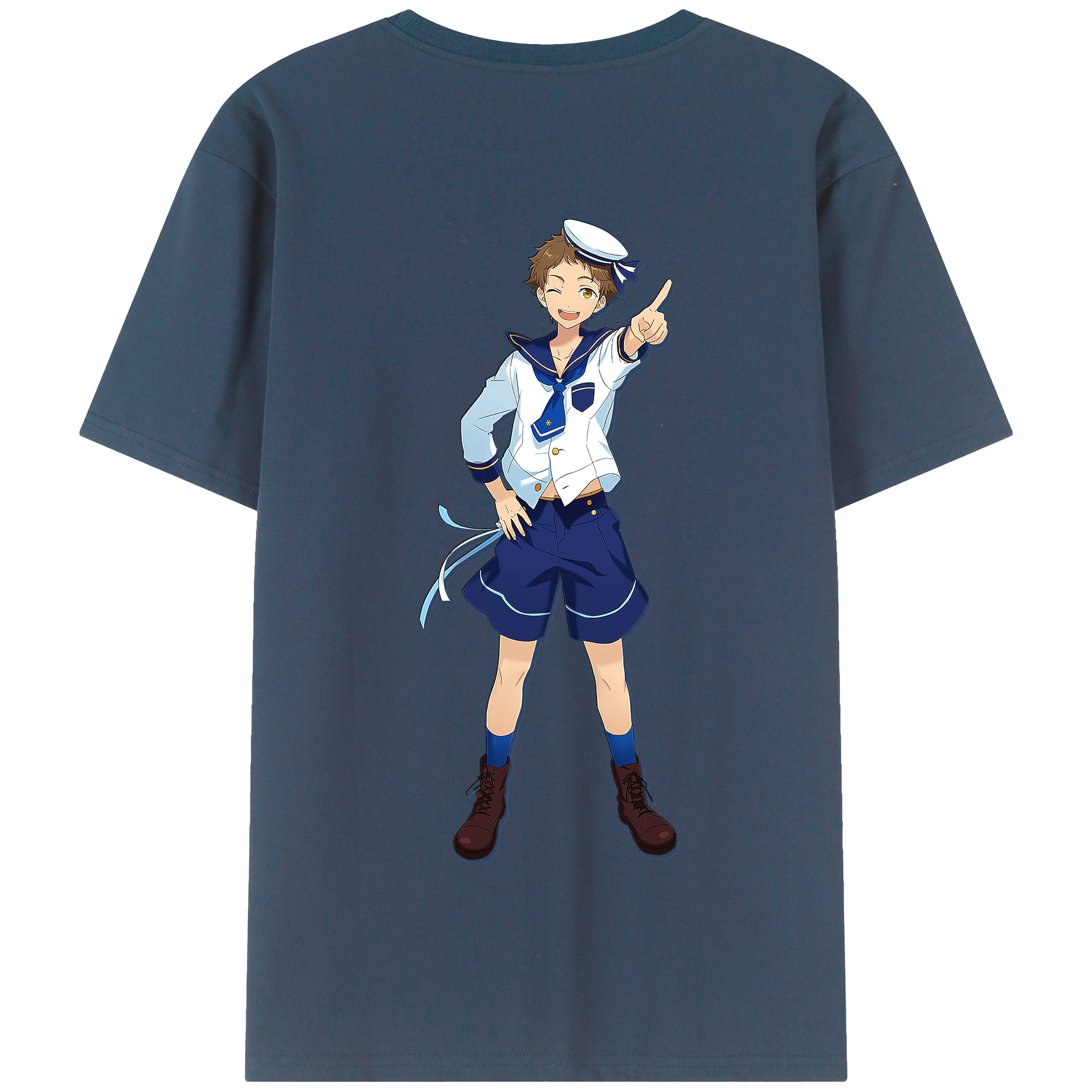 （画像用） あんさんぶるスターズ! Ensemble Stars 綿100％半袖Tシャツ（背面プリント）