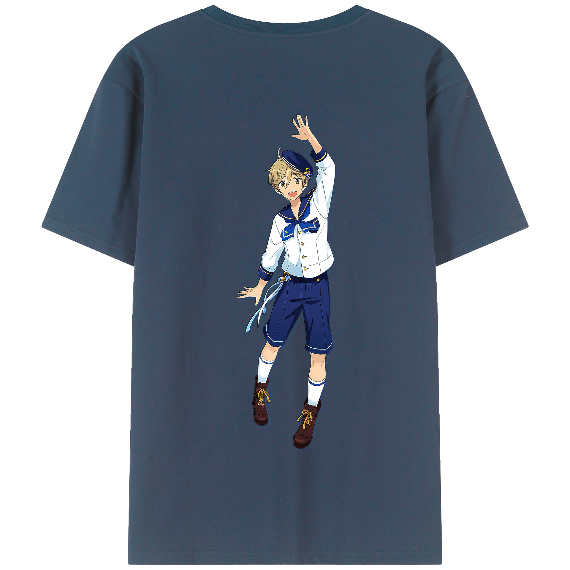 （画像用） あんさんぶるスターズ! Ensemble Stars 綿100％半袖Tシャツ（背面プリント）