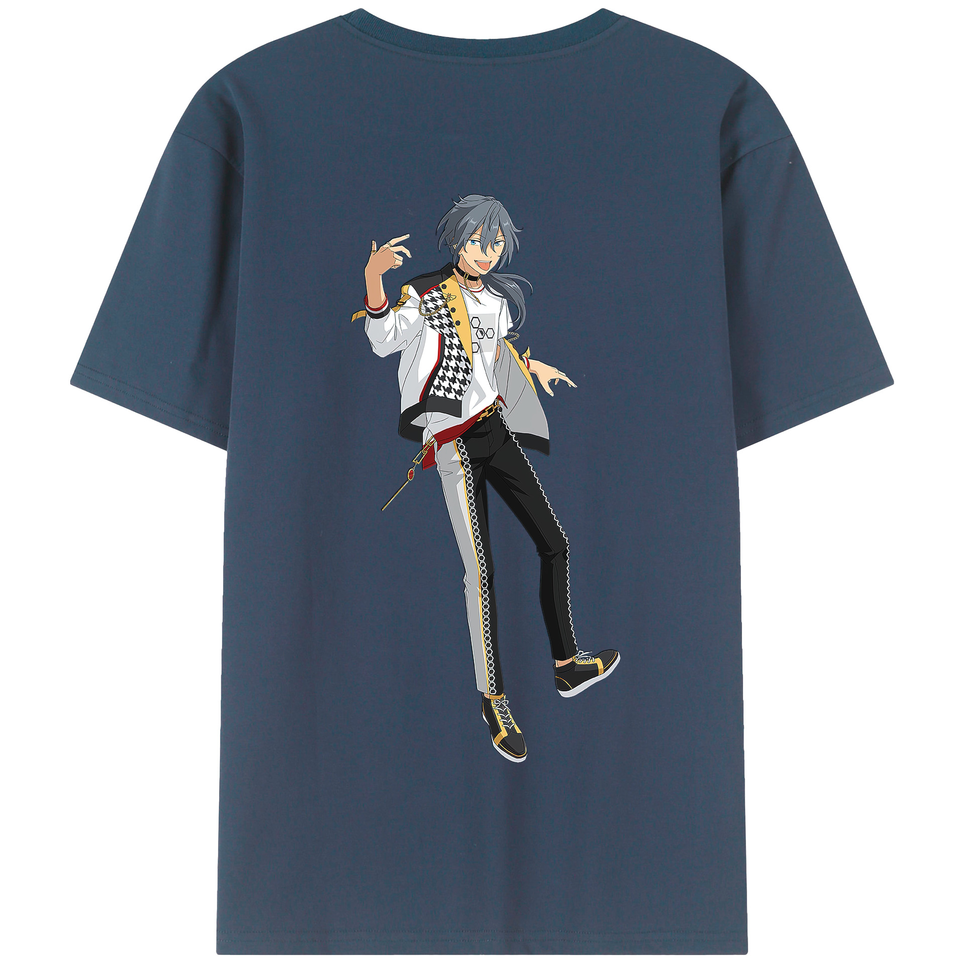 （画像用） あんさんぶるスターズ! Ensemble Stars 綿100％半袖Tシャツ（背面プリント）