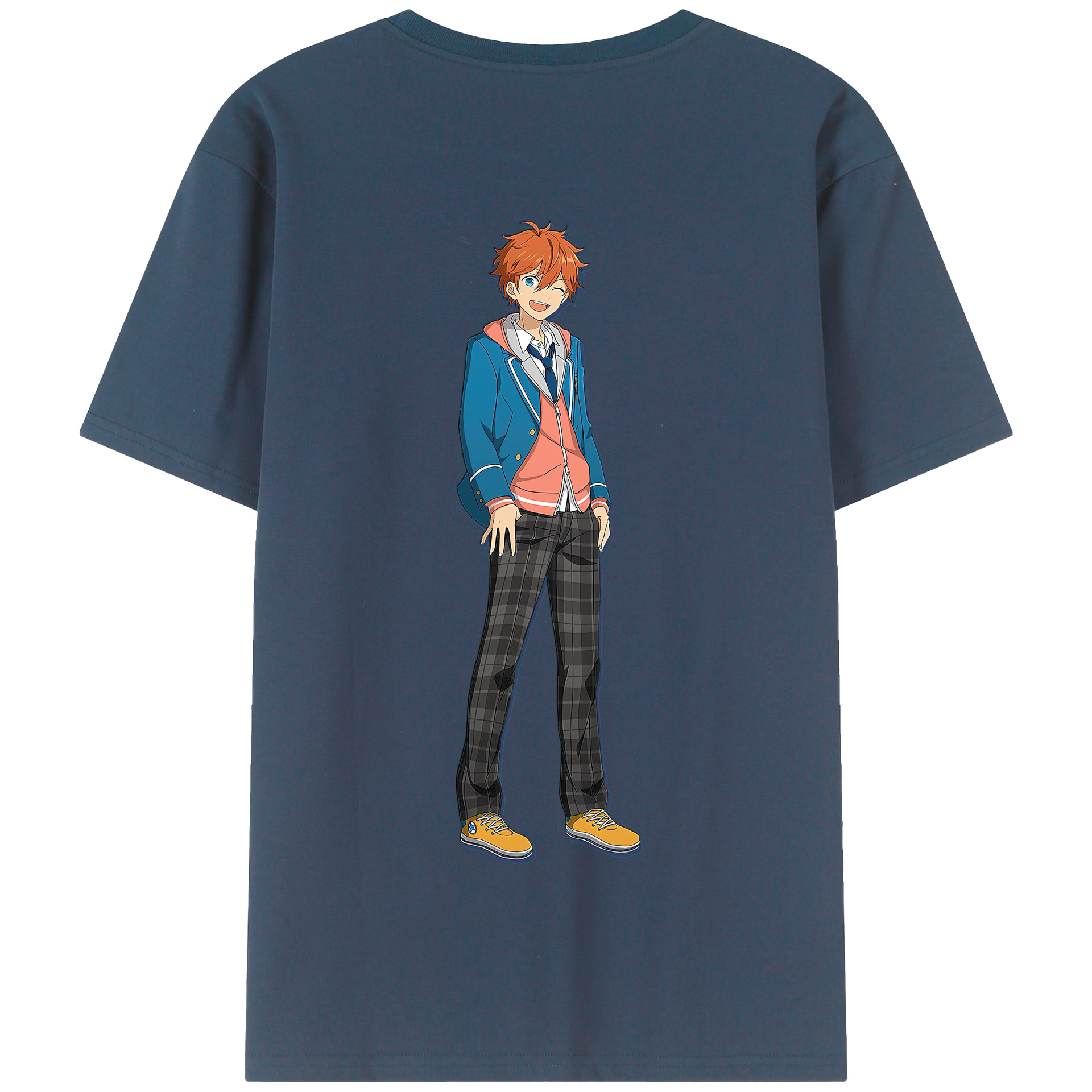（画像用） あんさんぶるスターズ! Ensemble Stars 綿100％半袖Tシャツ（背面プリント）