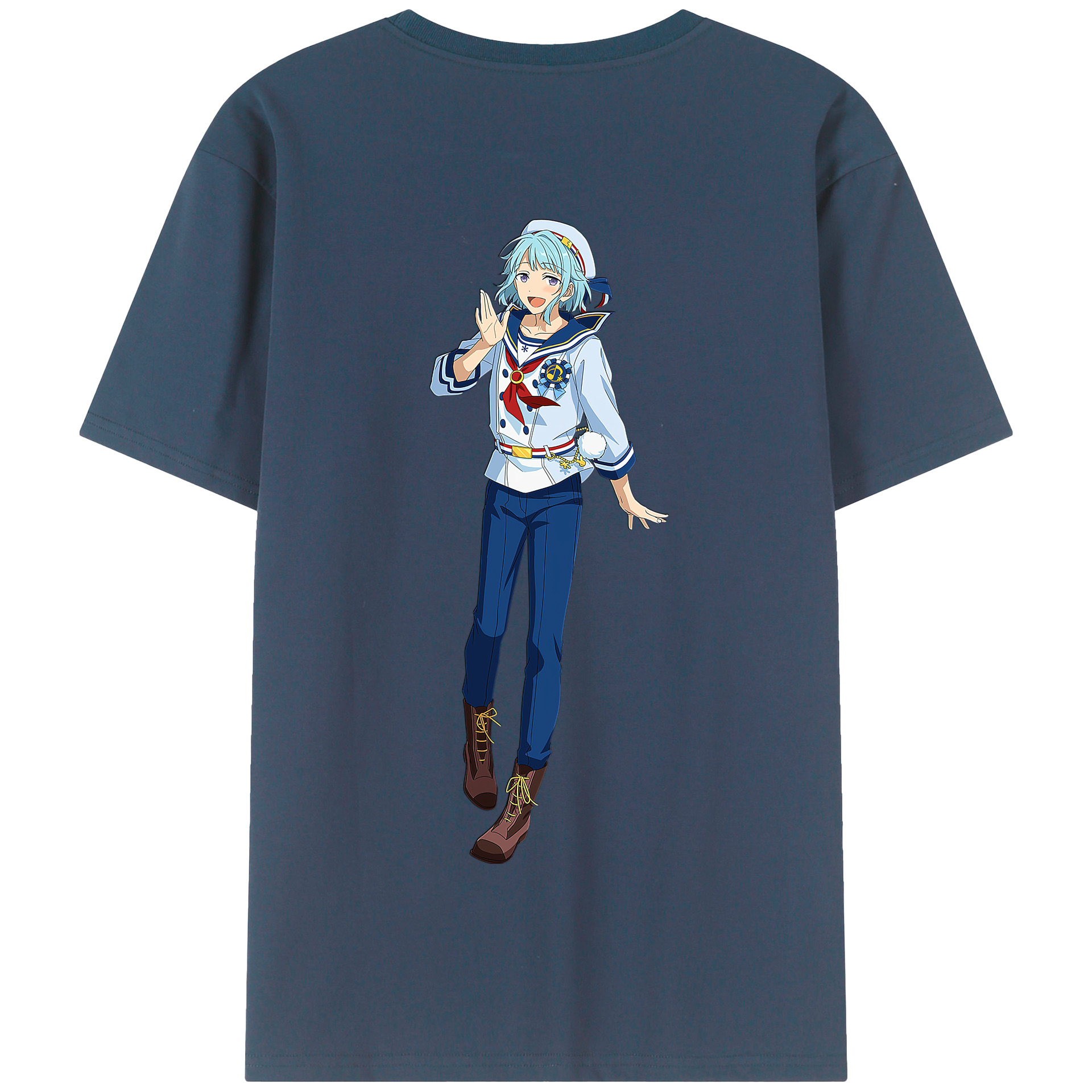 （画像用） あんさんぶるスターズ! Ensemble Stars 綿100％半袖Tシャツ（背面プリント）
