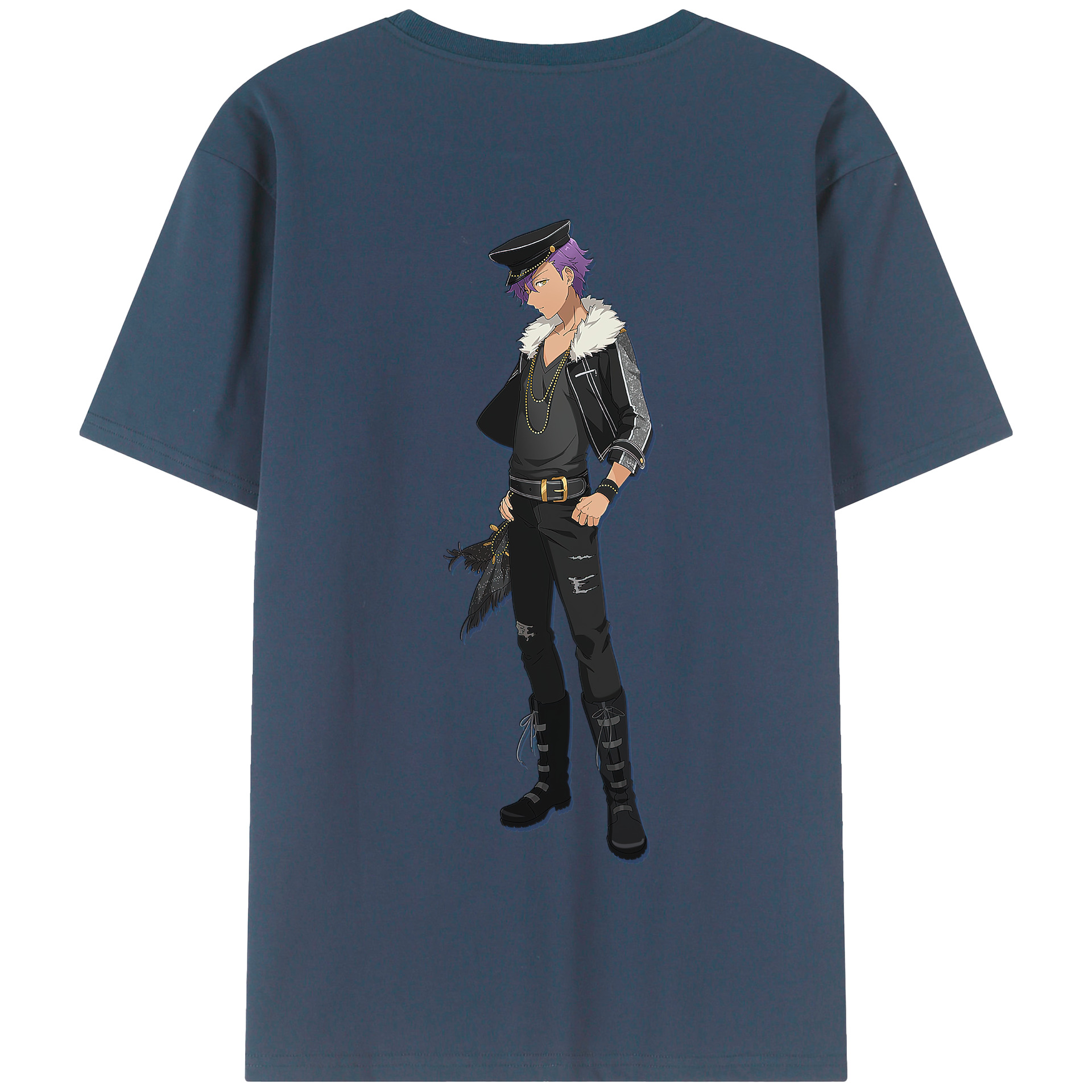 （画像用） あんさんぶるスターズ! Ensemble Stars 綿100％半袖Tシャツ（背面プリント）