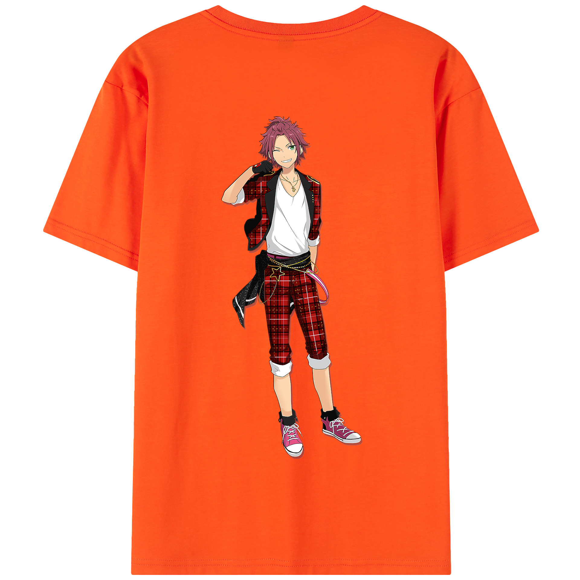 （画像用） あんさんぶるスターズ! Ensemble Stars 綿100％半袖Tシャツ（背面プリント）