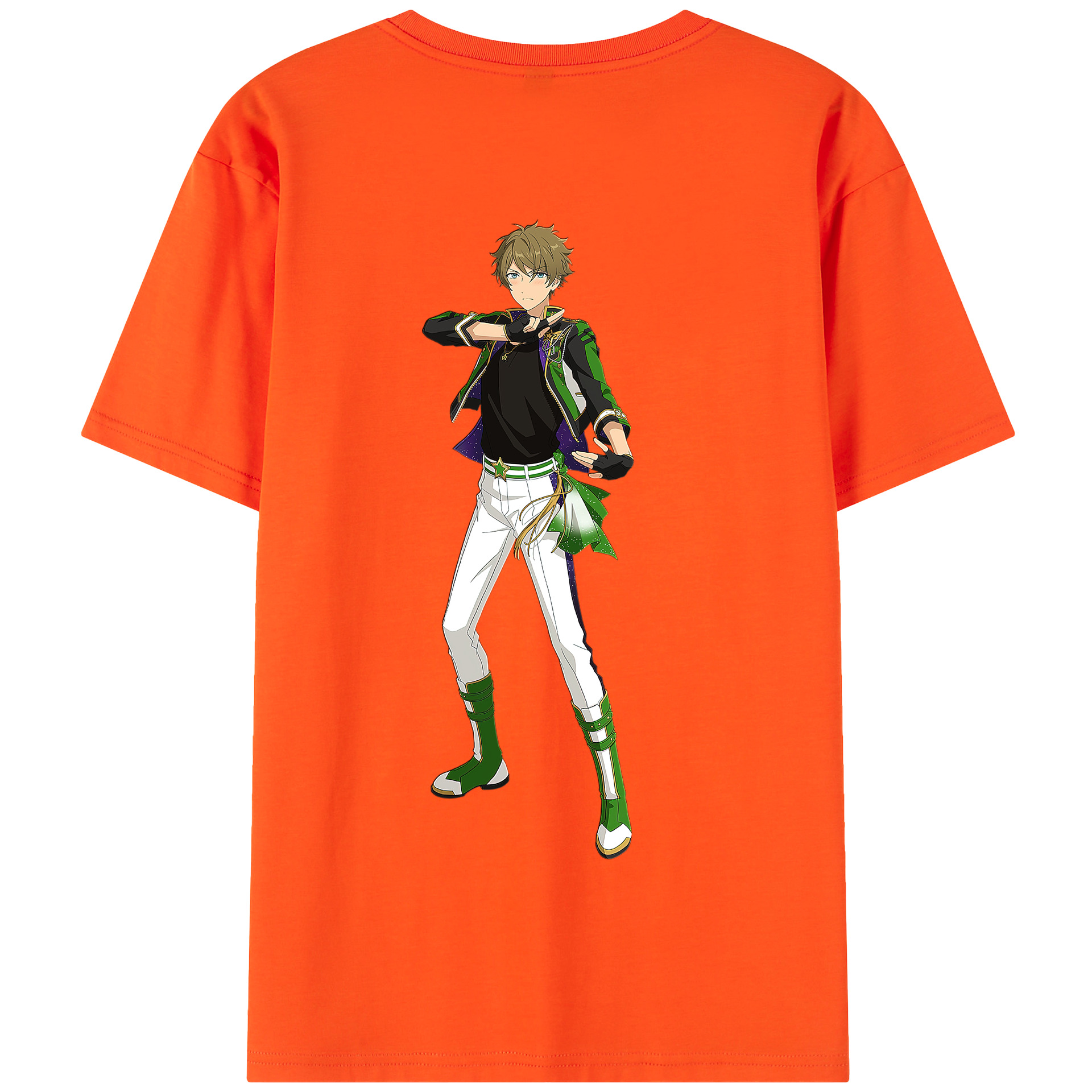 （画像用） あんさんぶるスターズ! Ensemble Stars 綿100％半袖Tシャツ（背面プリント）