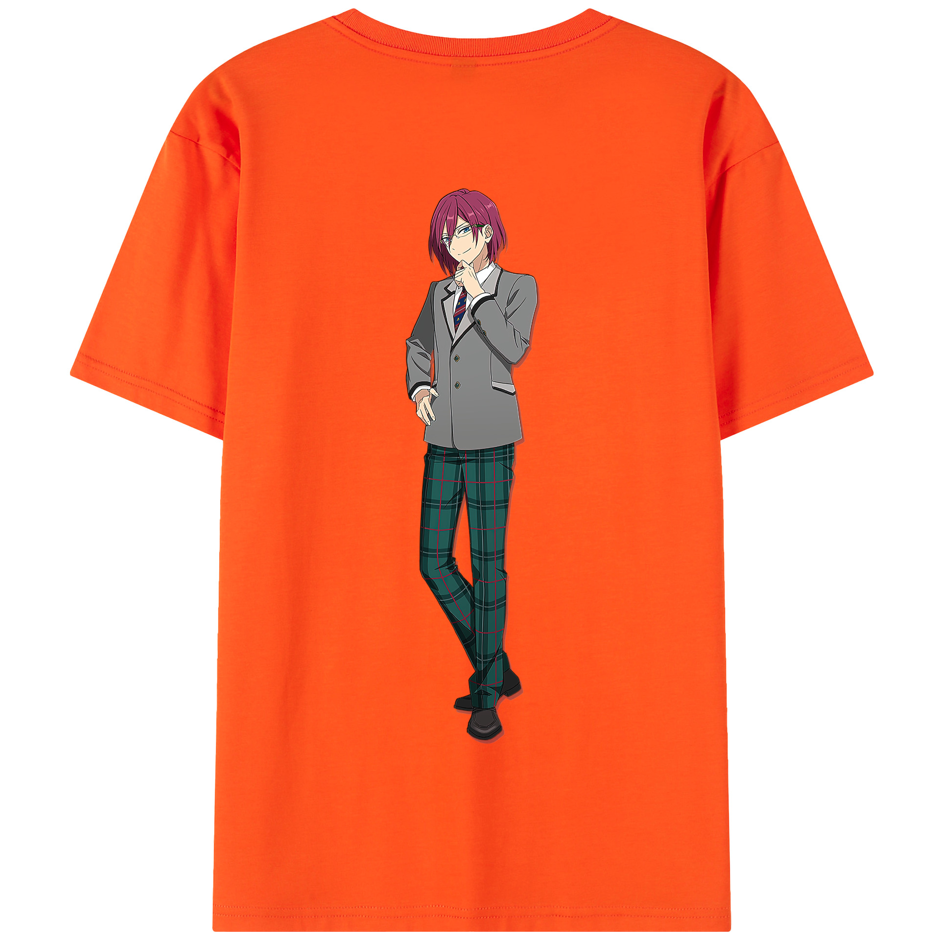 （画像用） あんさんぶるスターズ! Ensemble Stars 綿100％半袖Tシャツ（背面プリント）