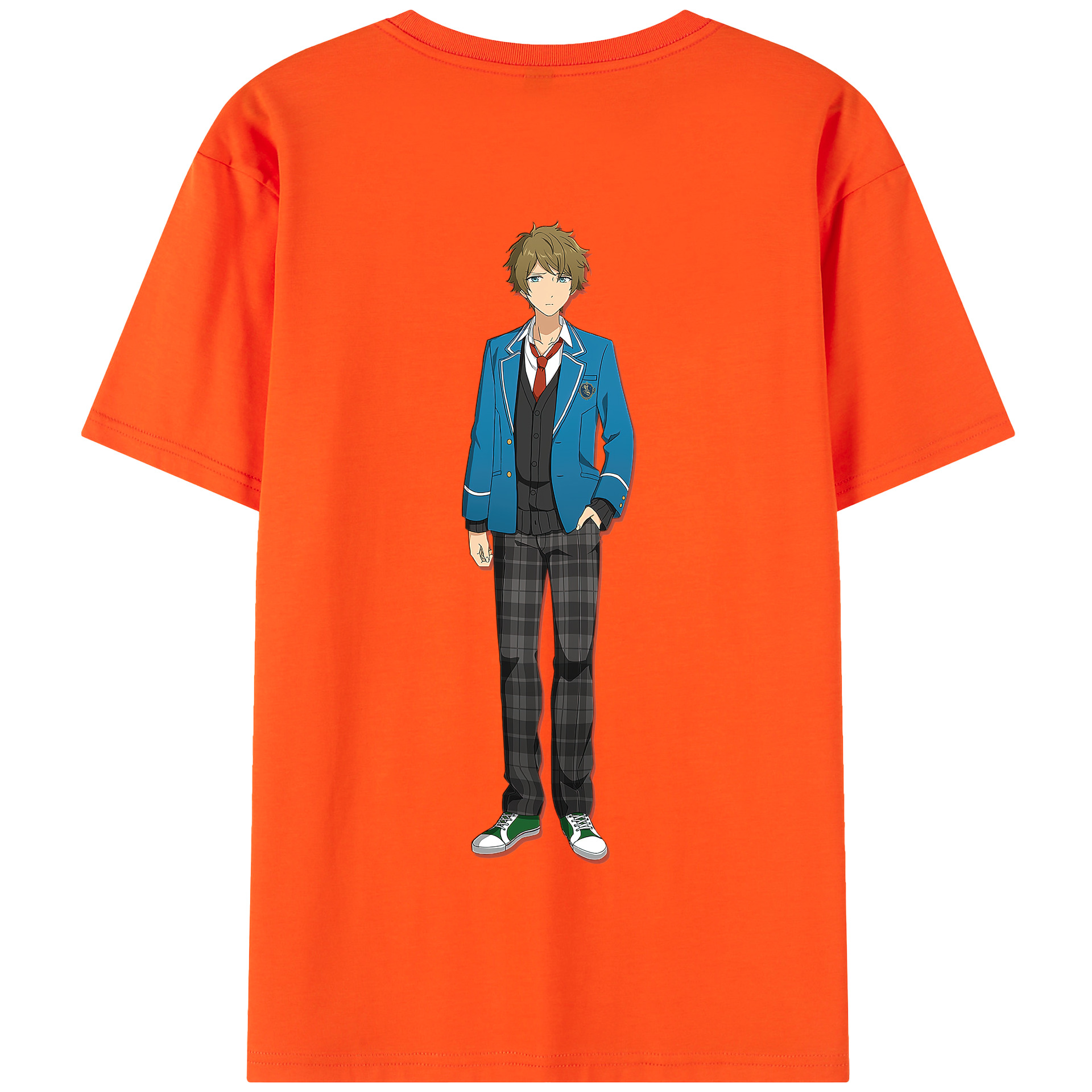（画像用） あんさんぶるスターズ! Ensemble Stars 綿100％半袖Tシャツ（背面プリント）