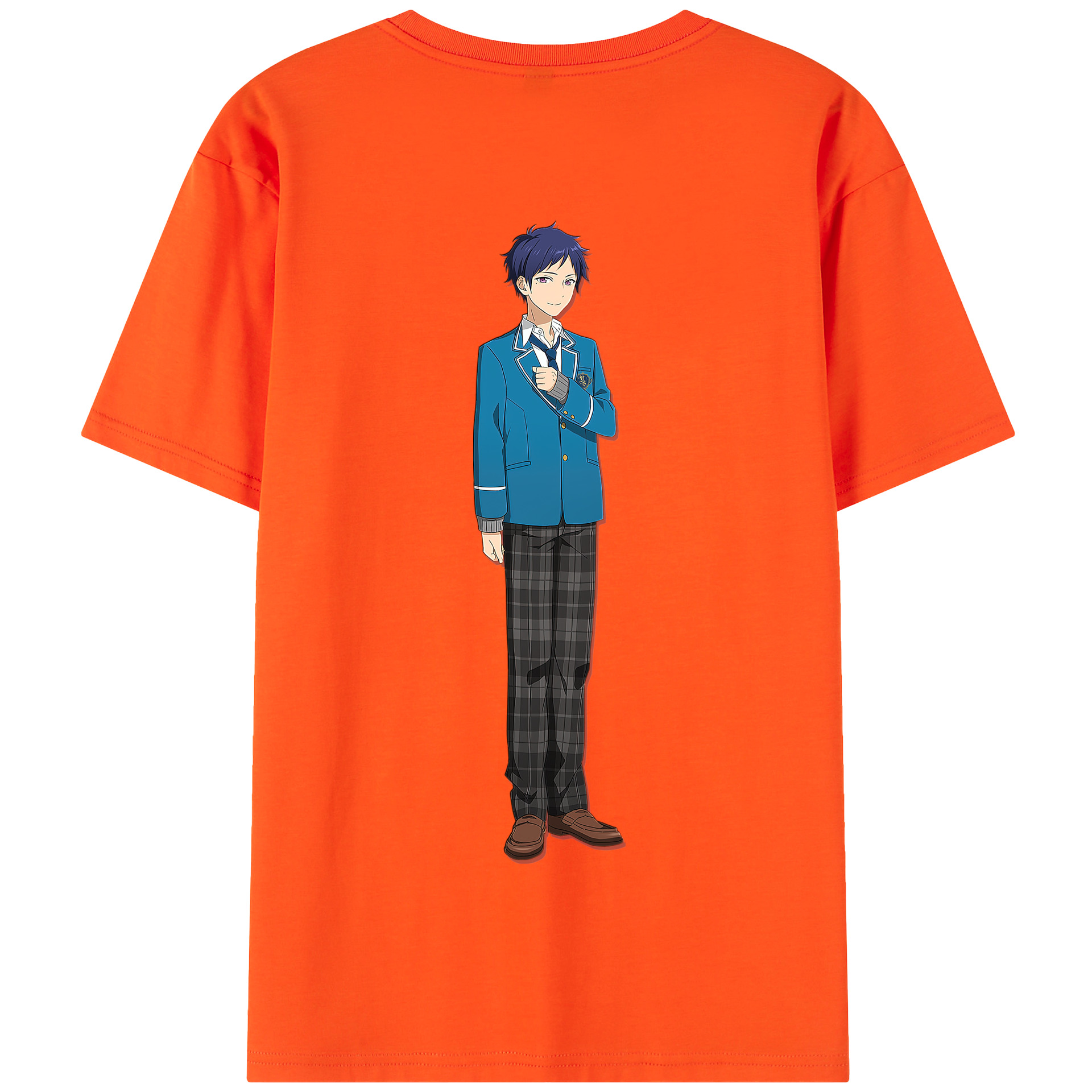 （画像用） あんさんぶるスターズ! Ensemble Stars 綿100％半袖Tシャツ（背面プリント）