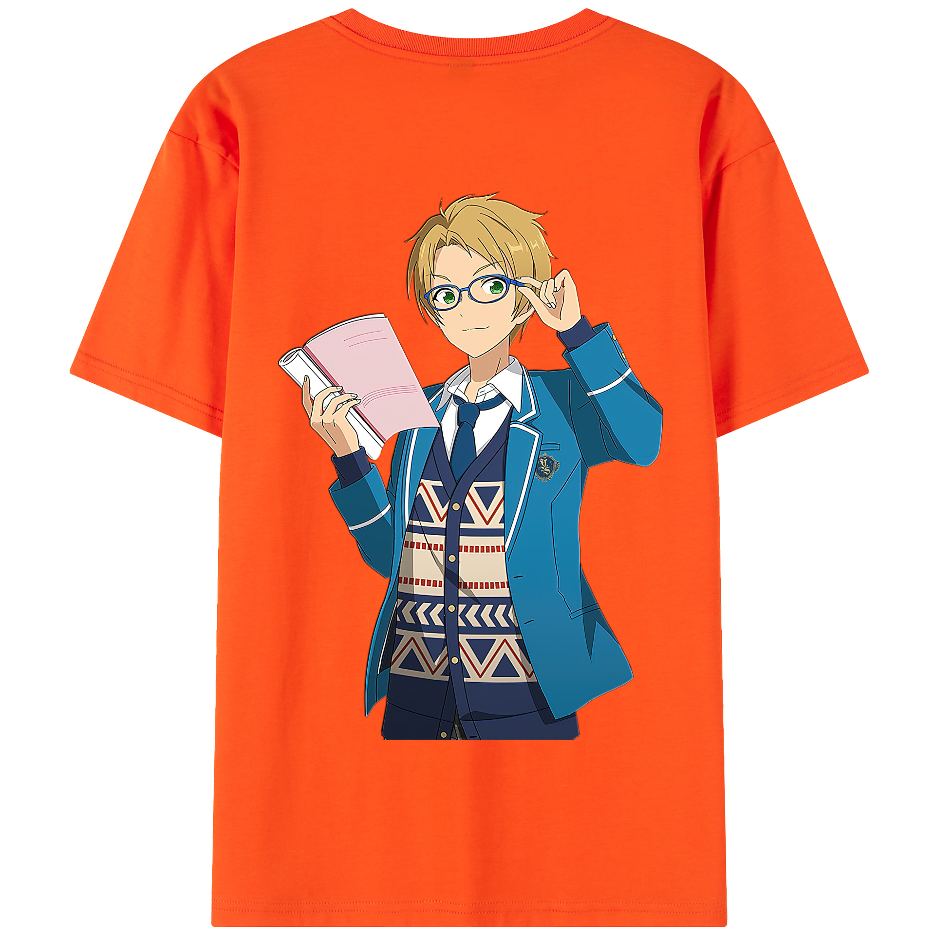 （画像用） あんさんぶるスターズ! Ensemble Stars 綿100％半袖Tシャツ（背面プリント）