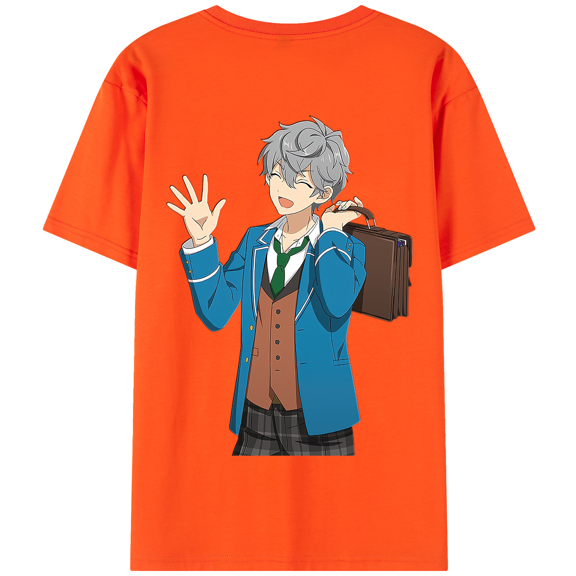 （画像用） あんさんぶるスターズ! Ensemble Stars 綿100％半袖Tシャツ（背面プリント）