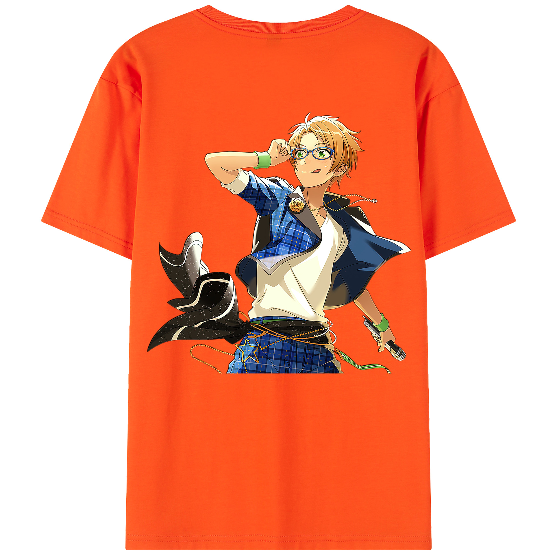 （画像用） あんさんぶるスターズ! Ensemble Stars 綿100％半袖Tシャツ（背面プリント）
