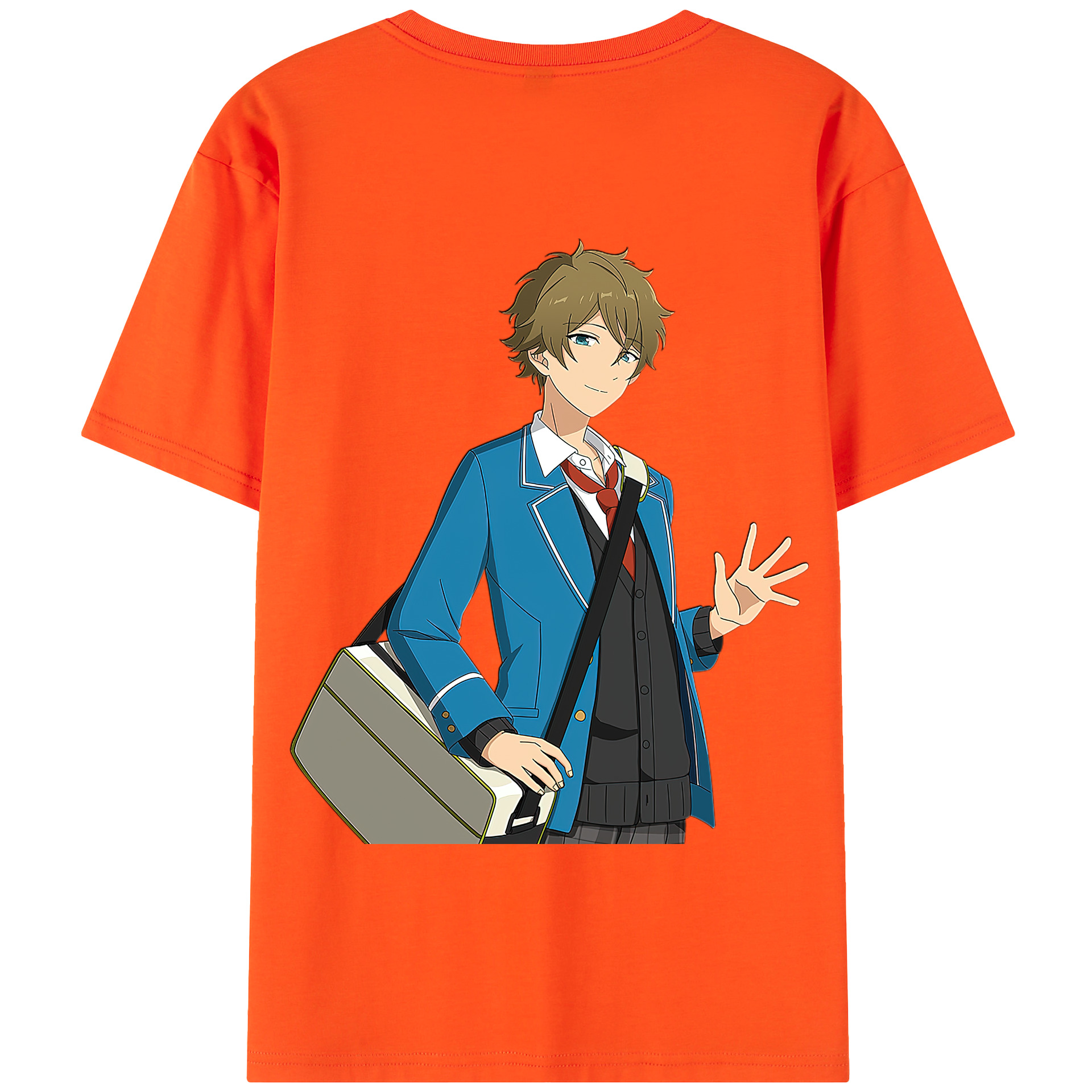 （画像用） あんさんぶるスターズ! Ensemble Stars 綿100％半袖Tシャツ（背面プリント）