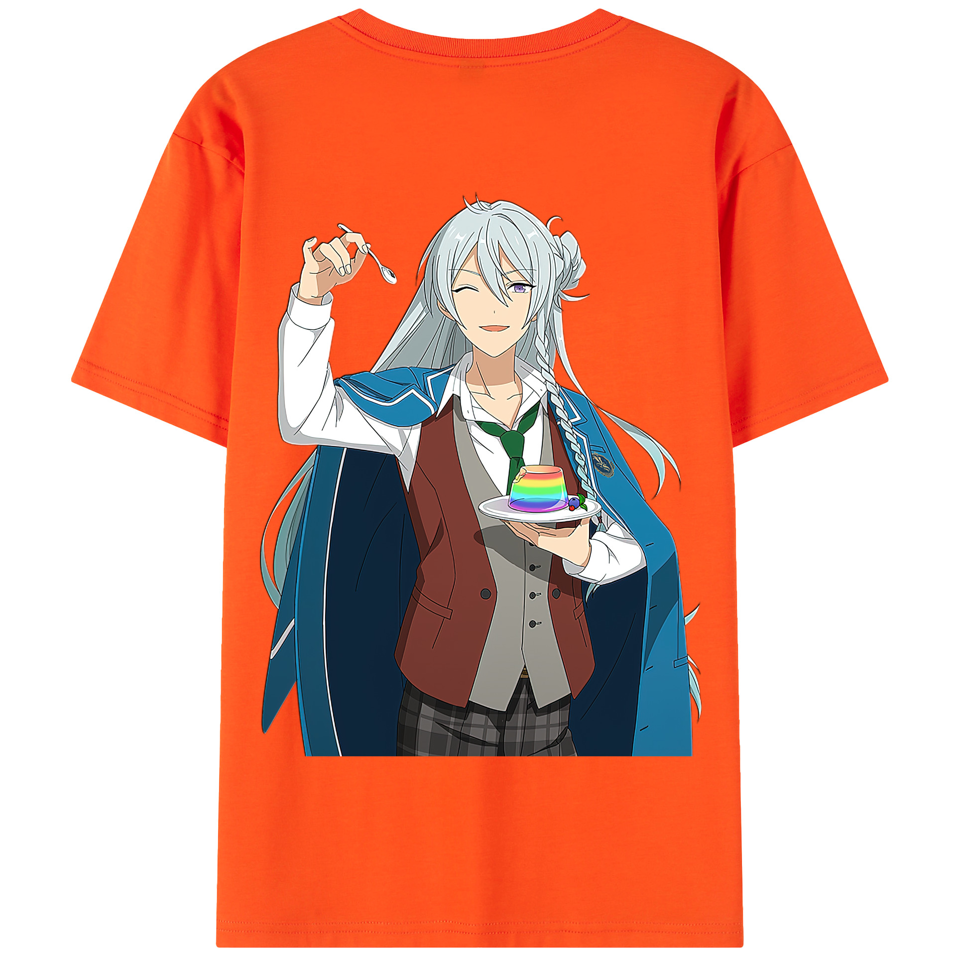 （画像用） あんさんぶるスターズ! Ensemble Stars 綿100％半袖Tシャツ（背面プリント）