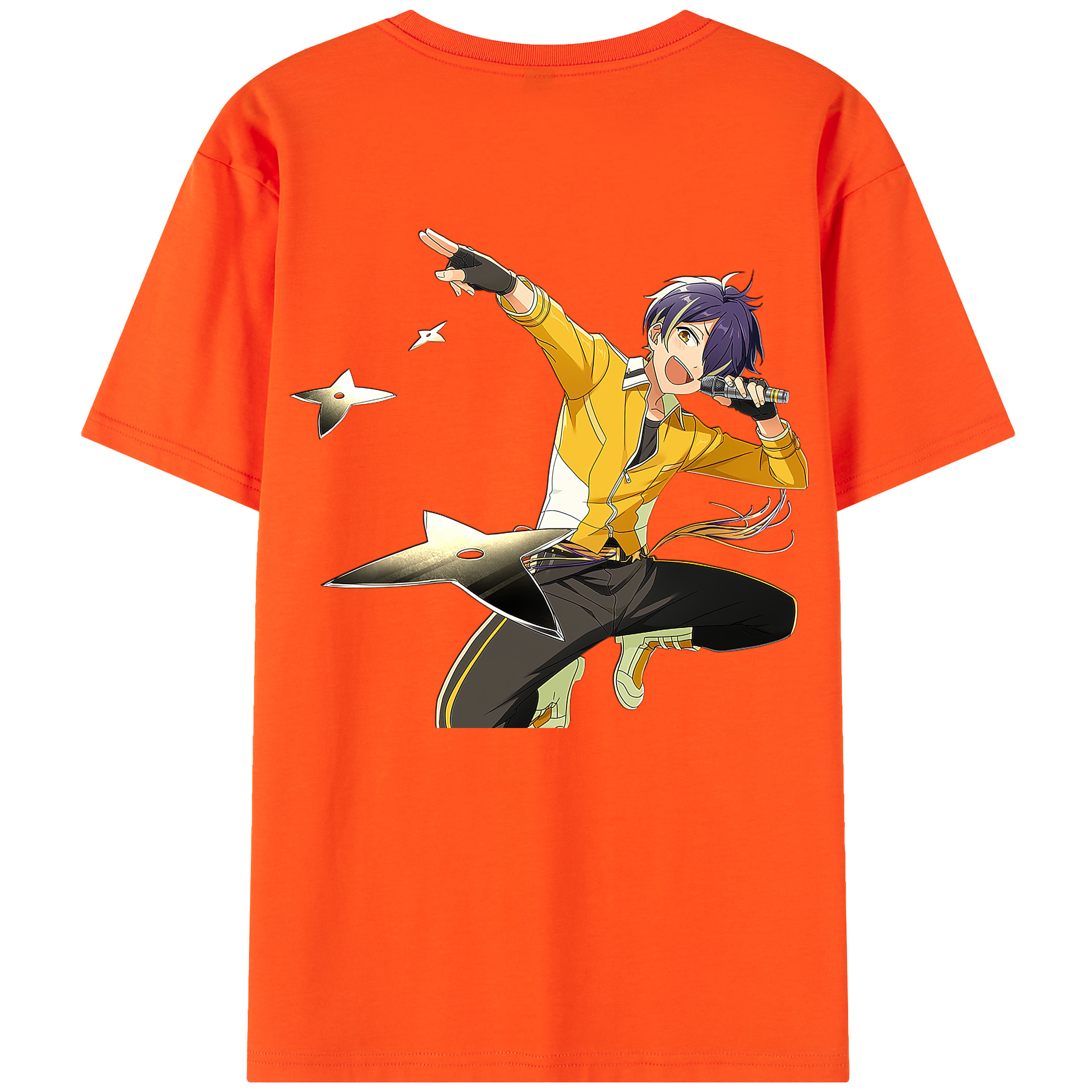 （画像用） あんさんぶるスターズ! Ensemble Stars 綿100％半袖Tシャツ（背面プリント）