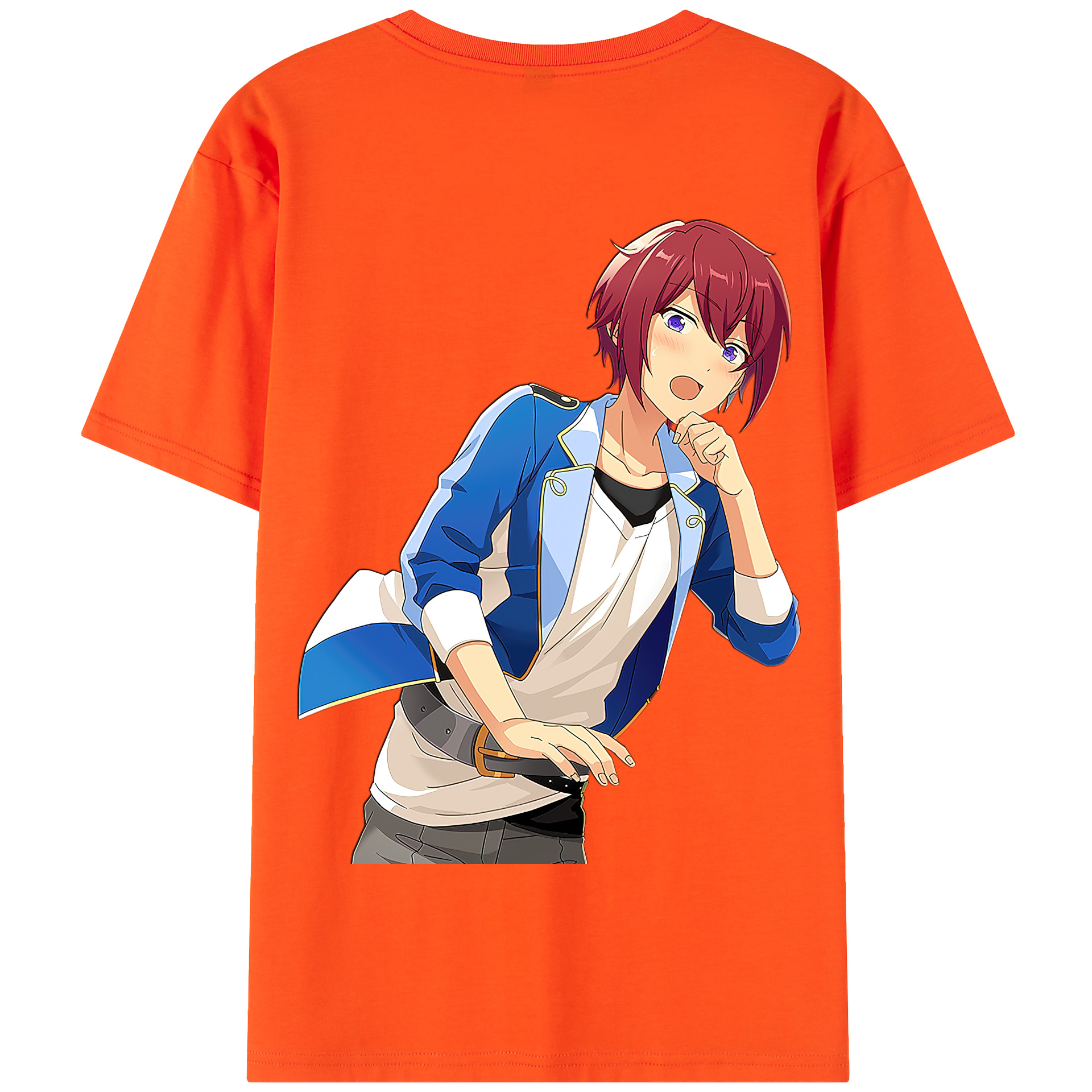 （画像用） あんさんぶるスターズ! Ensemble Stars 綿100％半袖Tシャツ（背面プリント）