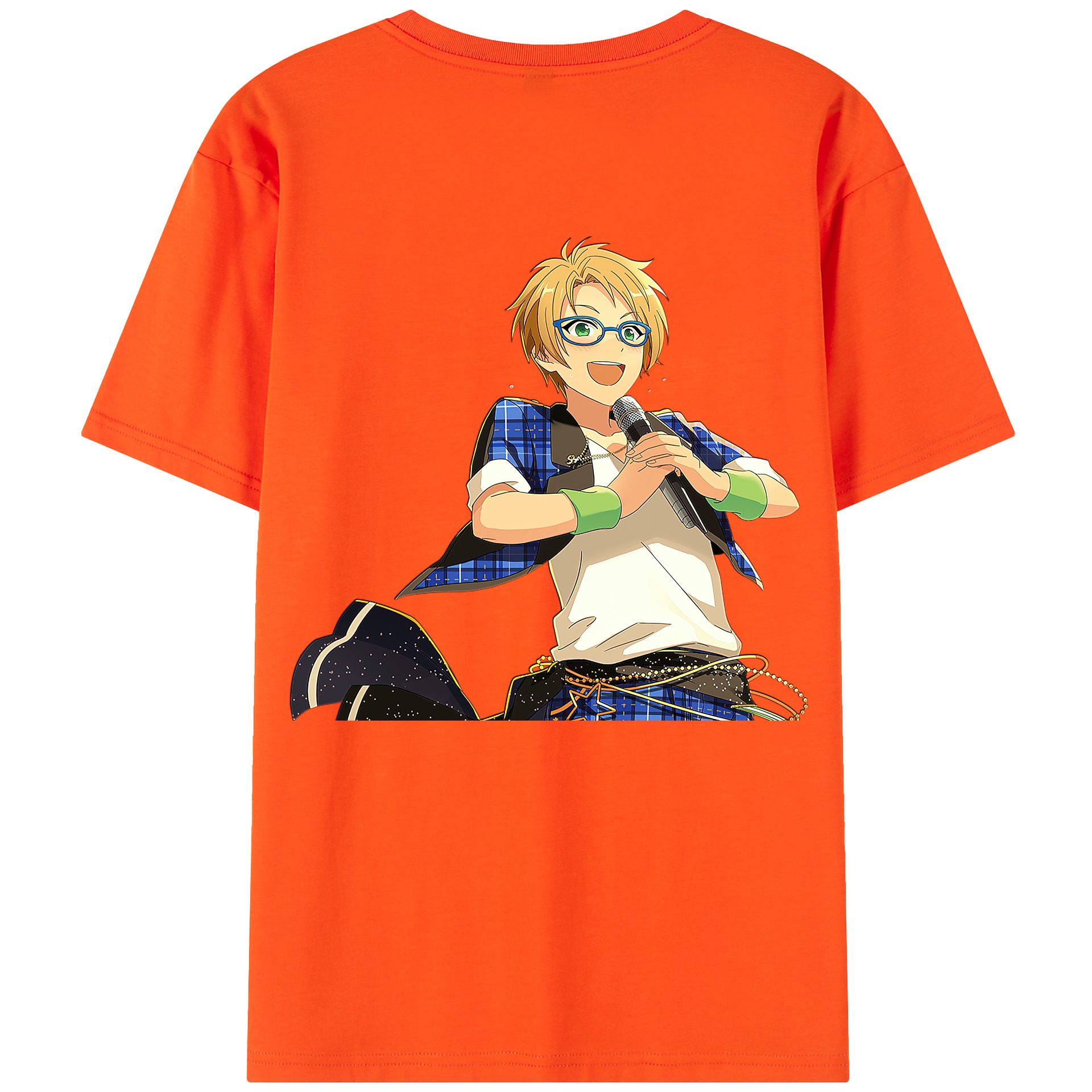 （画像用） あんさんぶるスターズ! Ensemble Stars 綿100％半袖Tシャツ（背面プリント）