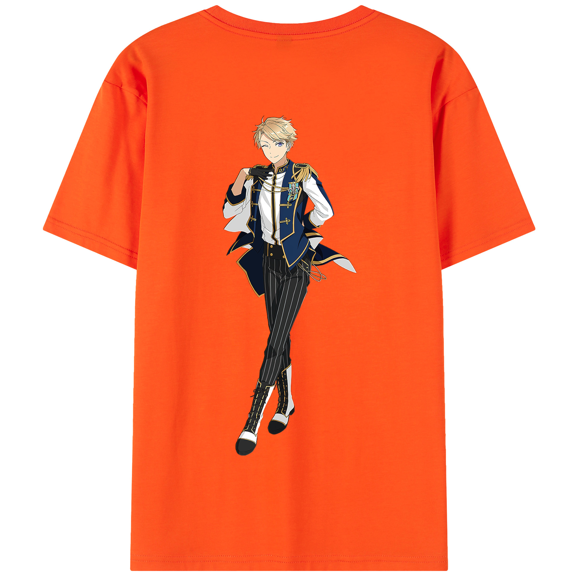 （画像用） あんさんぶるスターズ! Ensemble Stars 綿100％半袖Tシャツ（背面プリント）