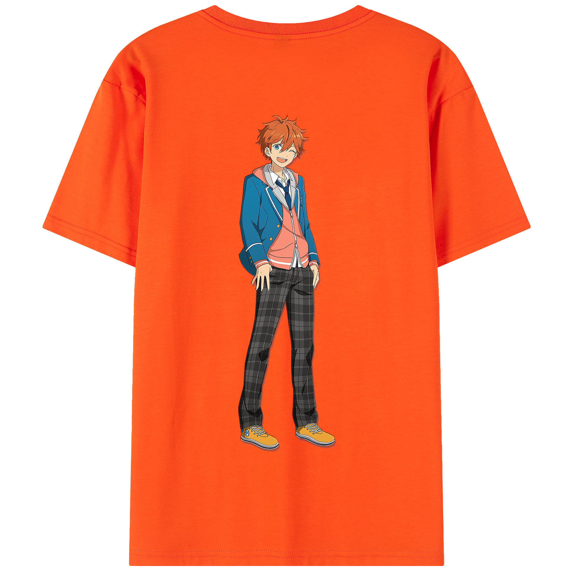 （画像用） あんさんぶるスターズ! Ensemble Stars 綿100％半袖Tシャツ（背面プリント）