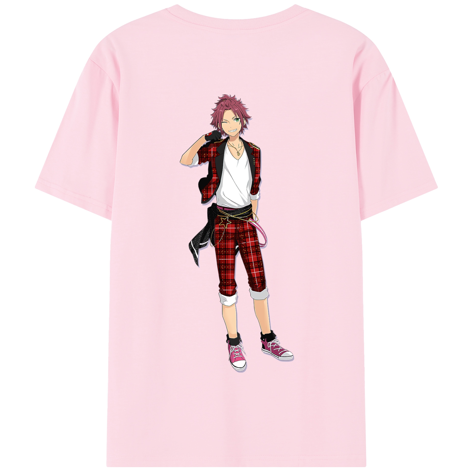 （画像用） あんさんぶるスターズ! Ensemble Stars 綿100％半袖Tシャツ（背面プリント）