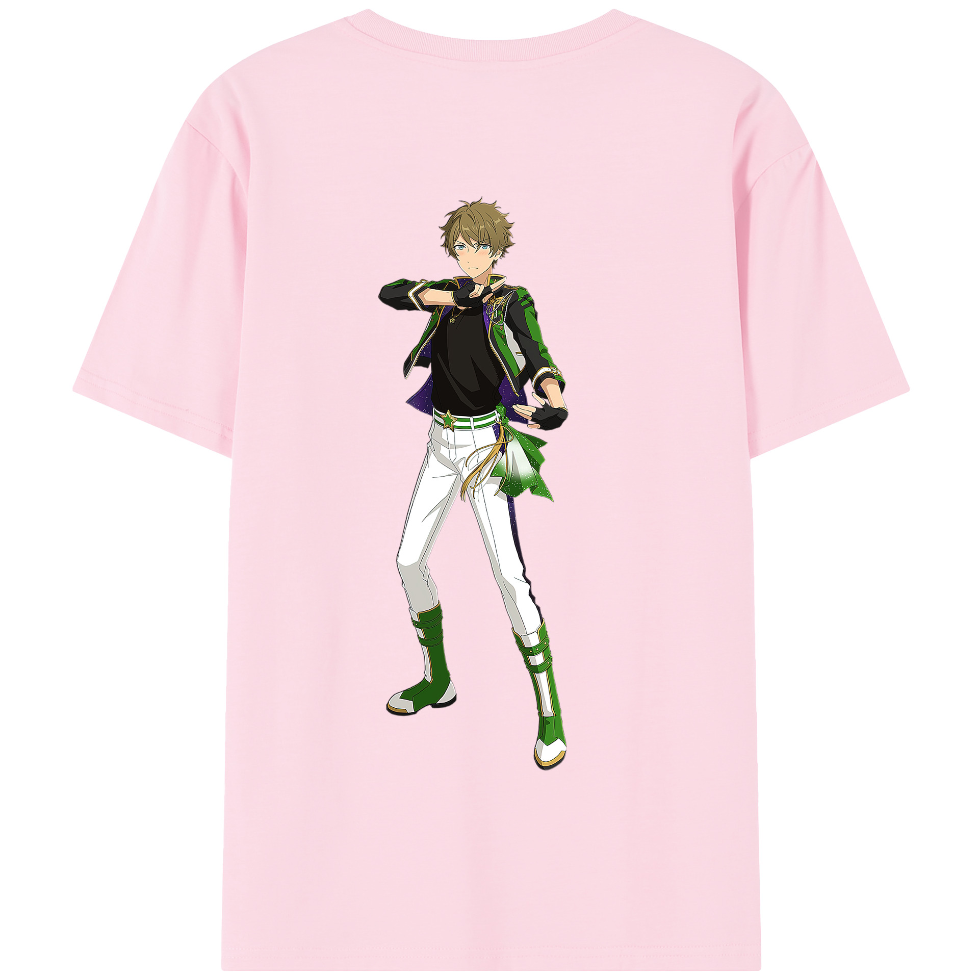 （画像用） あんさんぶるスターズ! Ensemble Stars 綿100％半袖Tシャツ（背面プリント）