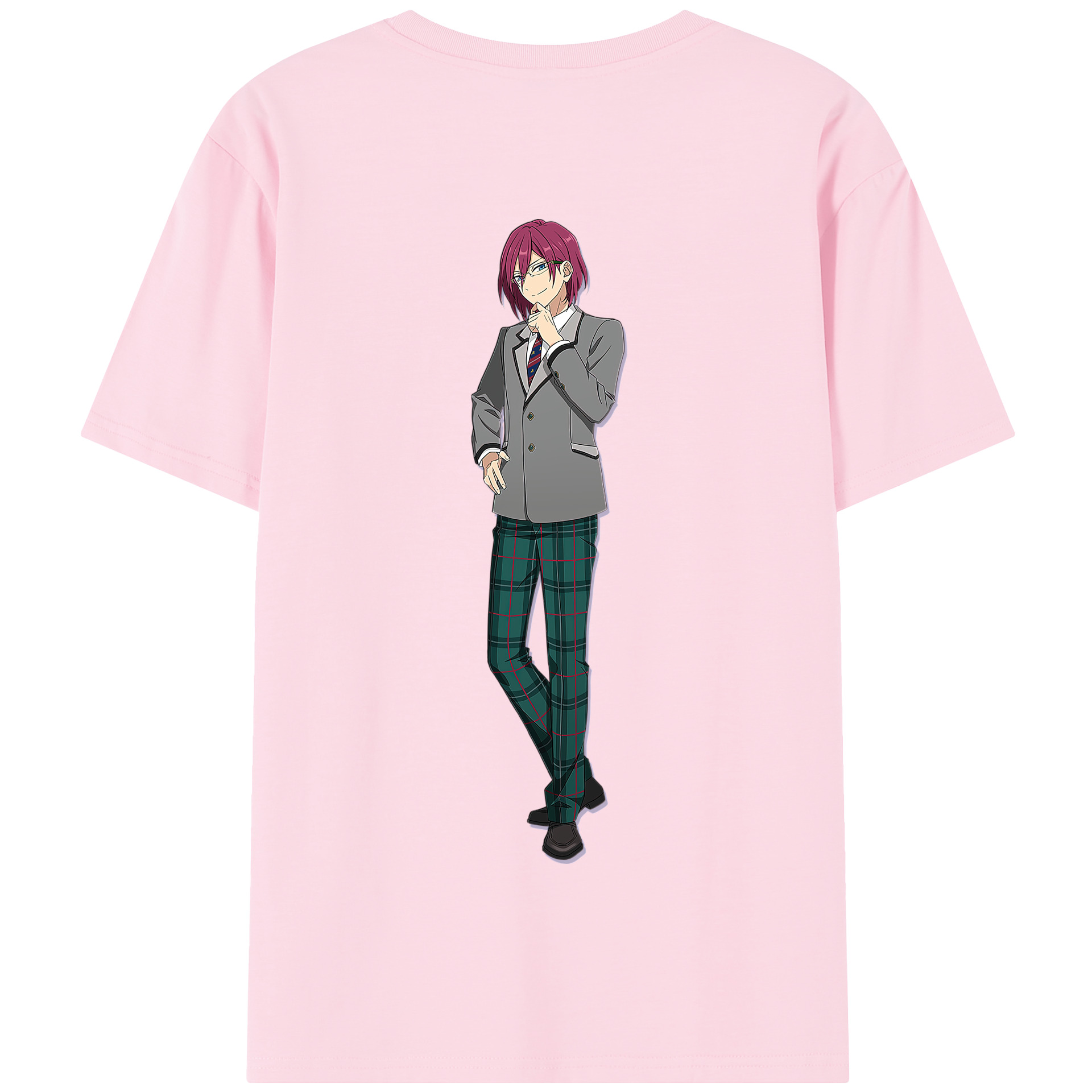 （画像用） あんさんぶるスターズ! Ensemble Stars 綿100％半袖Tシャツ（背面プリント）