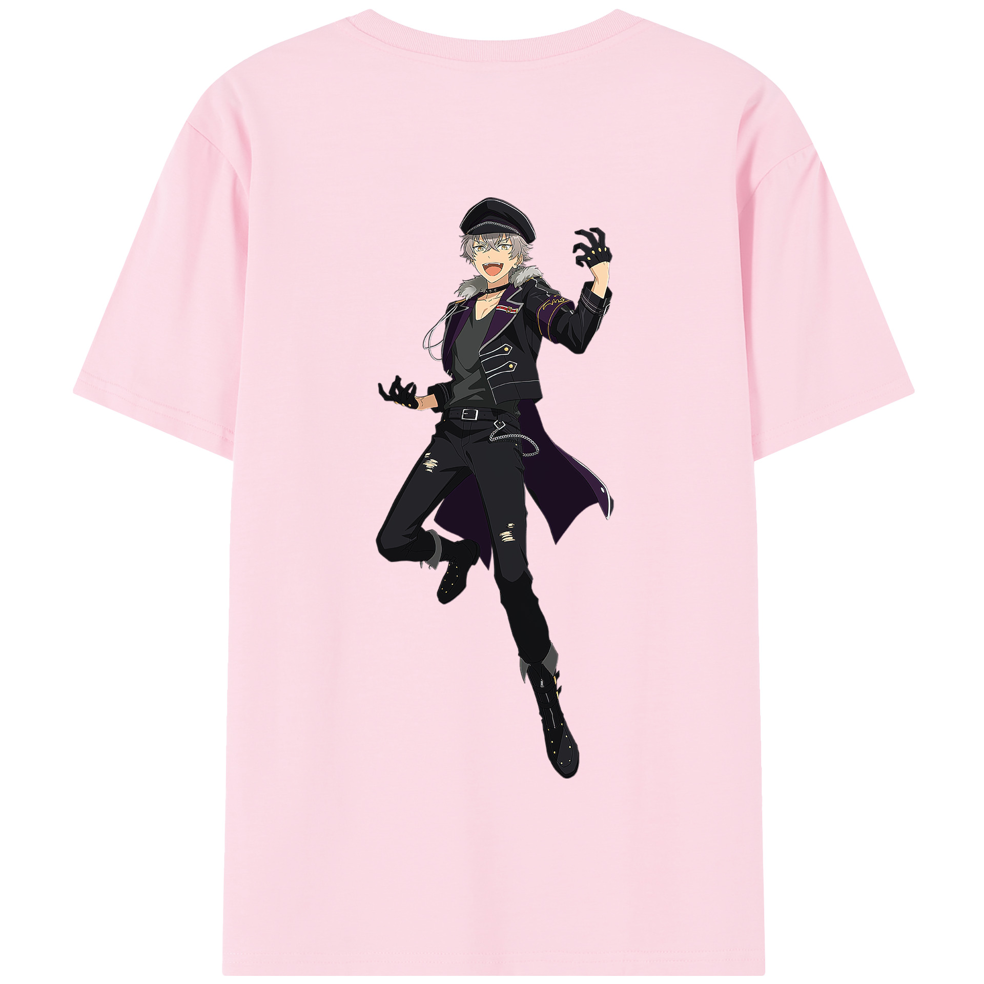 （画像用） あんさんぶるスターズ! Ensemble Stars 綿100％半袖Tシャツ（背面プリント）