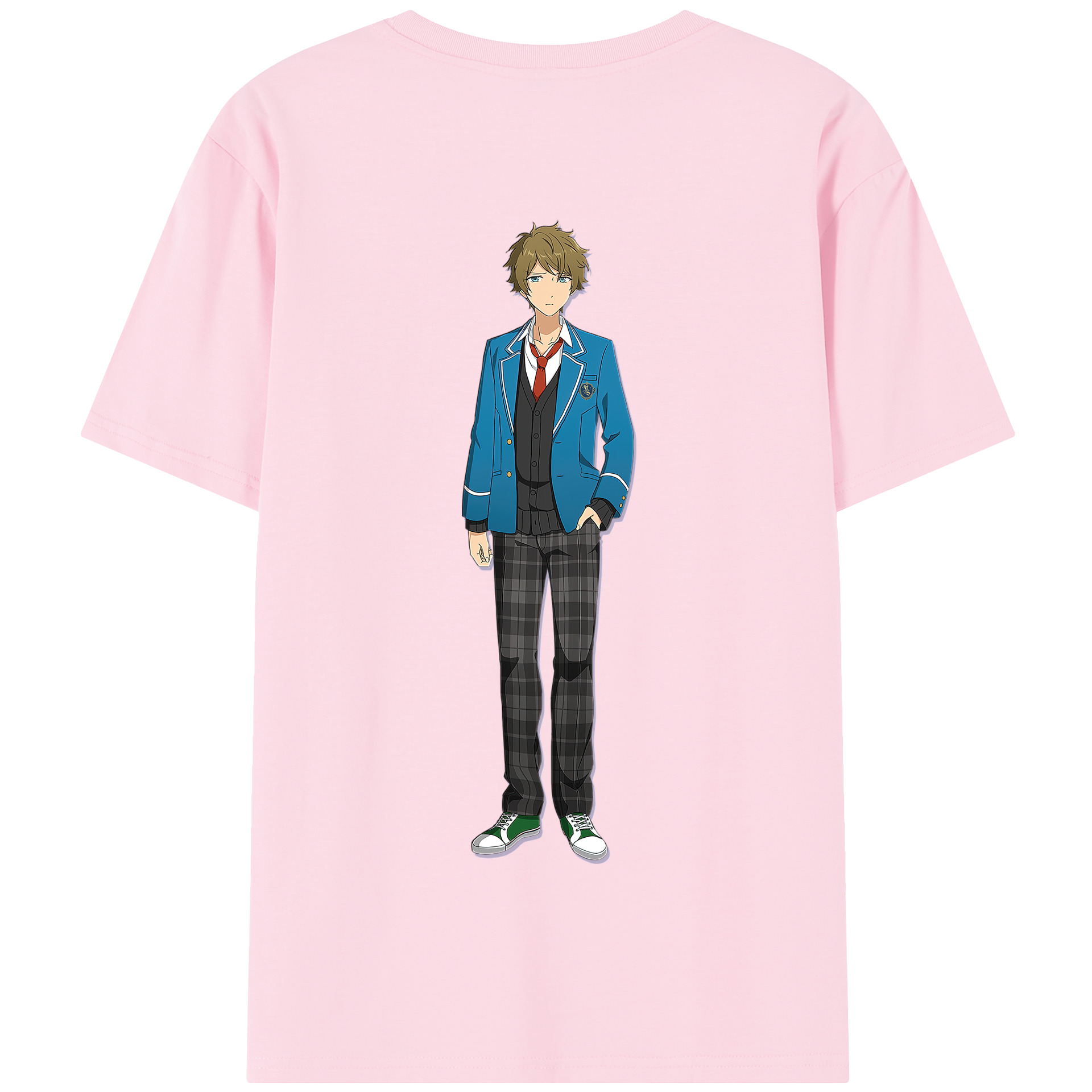（画像用） あんさんぶるスターズ! Ensemble Stars 綿100％半袖Tシャツ（背面プリント）