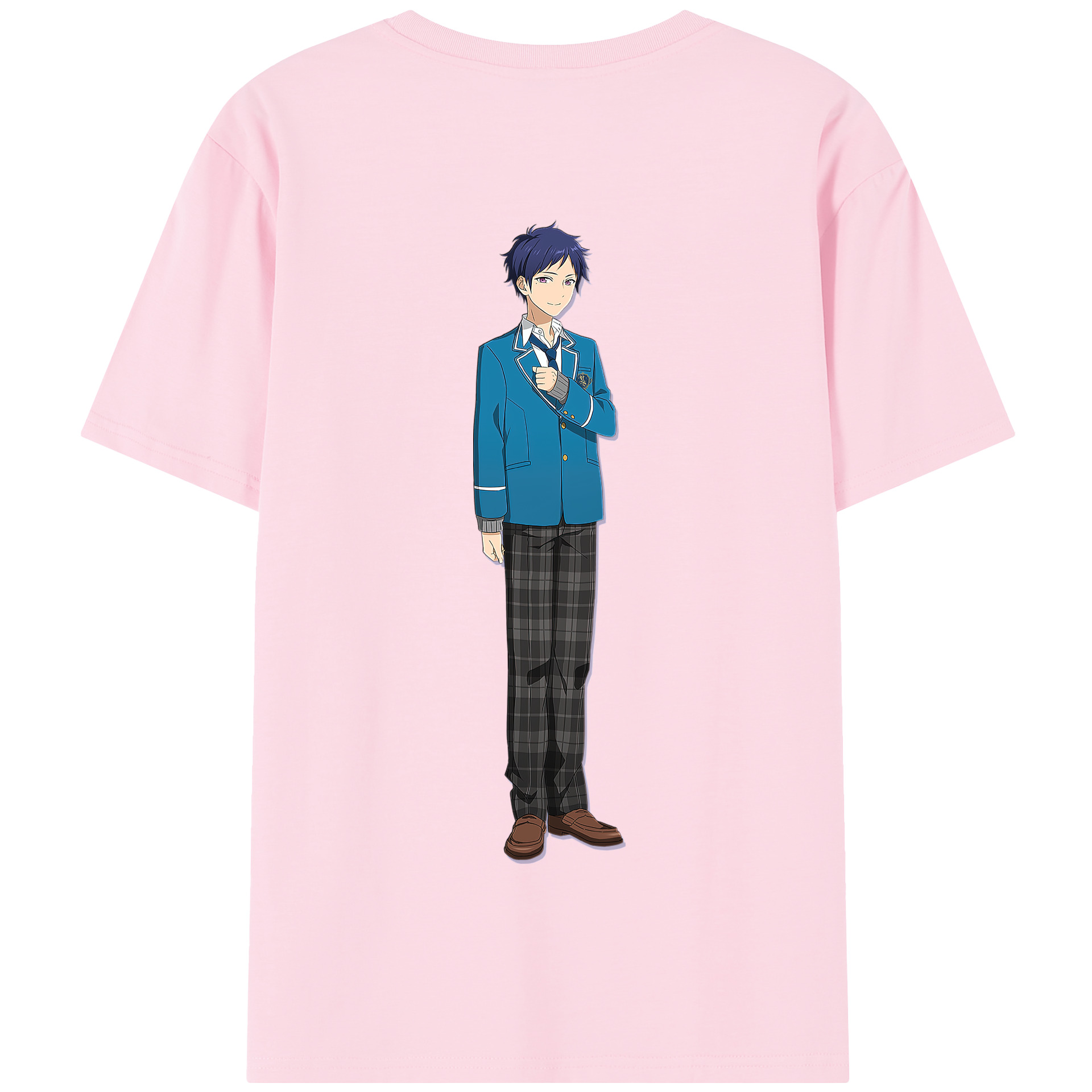 （画像用） あんさんぶるスターズ! Ensemble Stars 綿100％半袖Tシャツ（背面プリント）