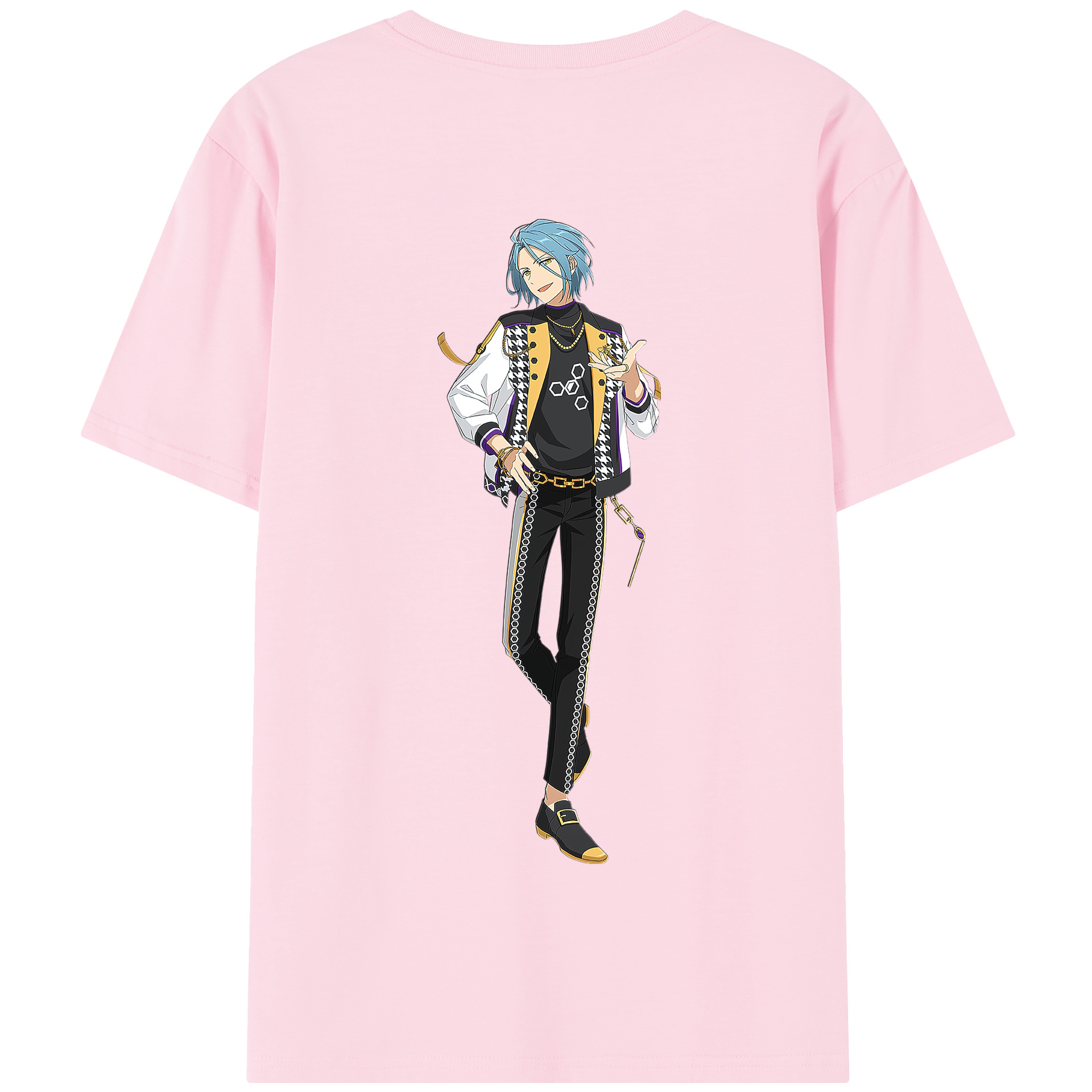 （画像用） あんさんぶるスターズ! Ensemble Stars 綿100％半袖Tシャツ（背面プリント）