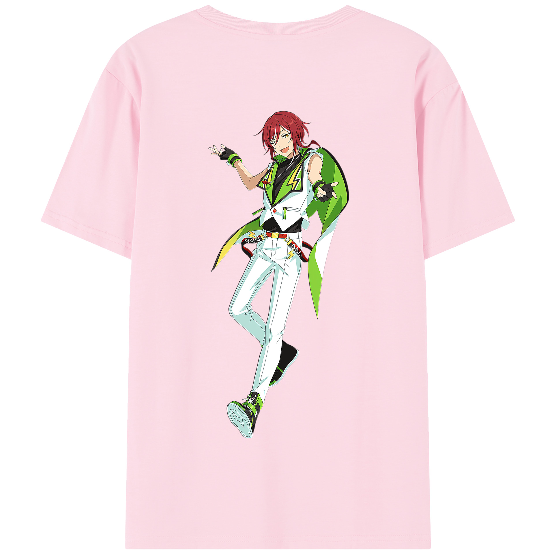 （画像用） あんさんぶるスターズ! Ensemble Stars 綿100％半袖Tシャツ（背面プリント）