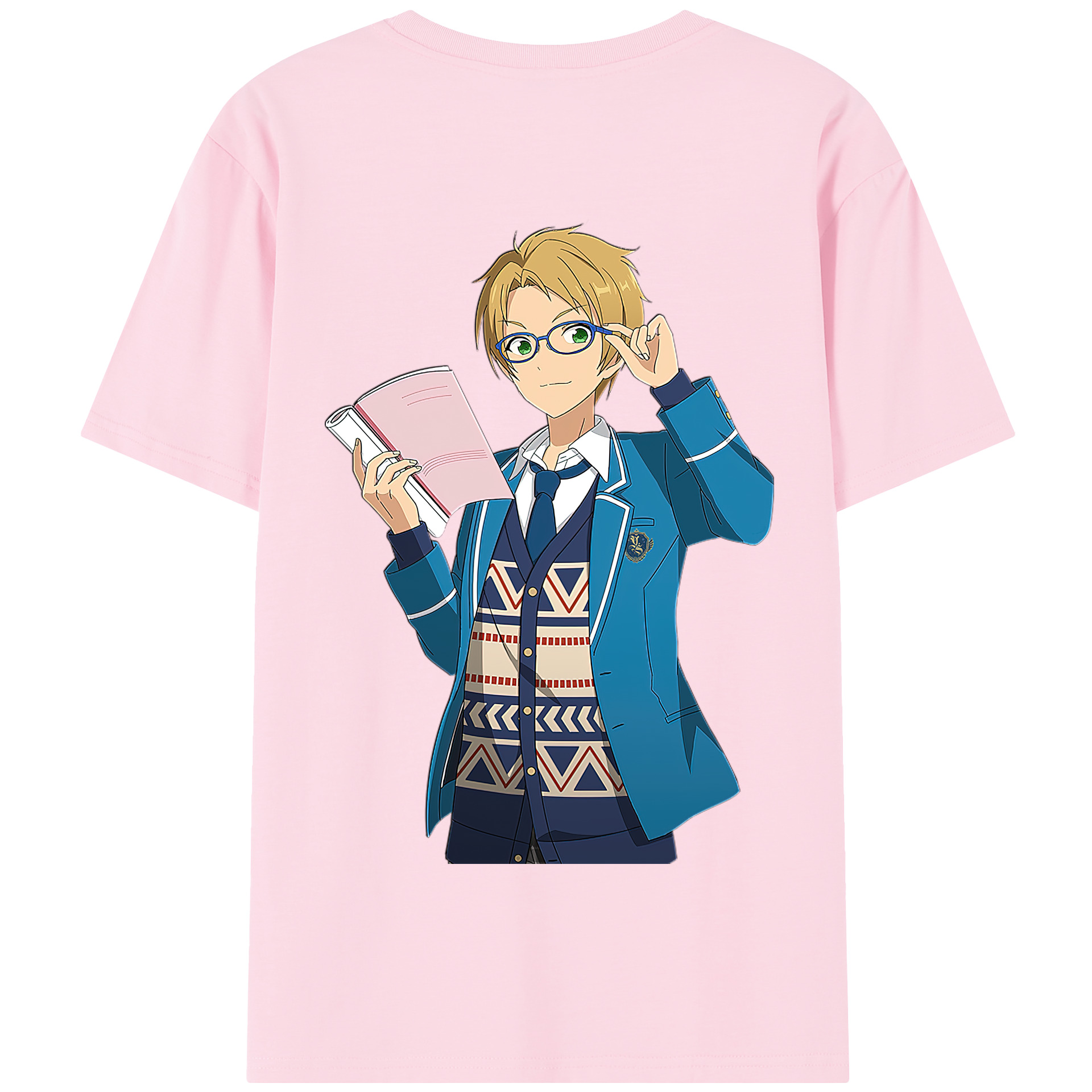（画像用） あんさんぶるスターズ! Ensemble Stars 綿100％半袖Tシャツ（背面プリント）