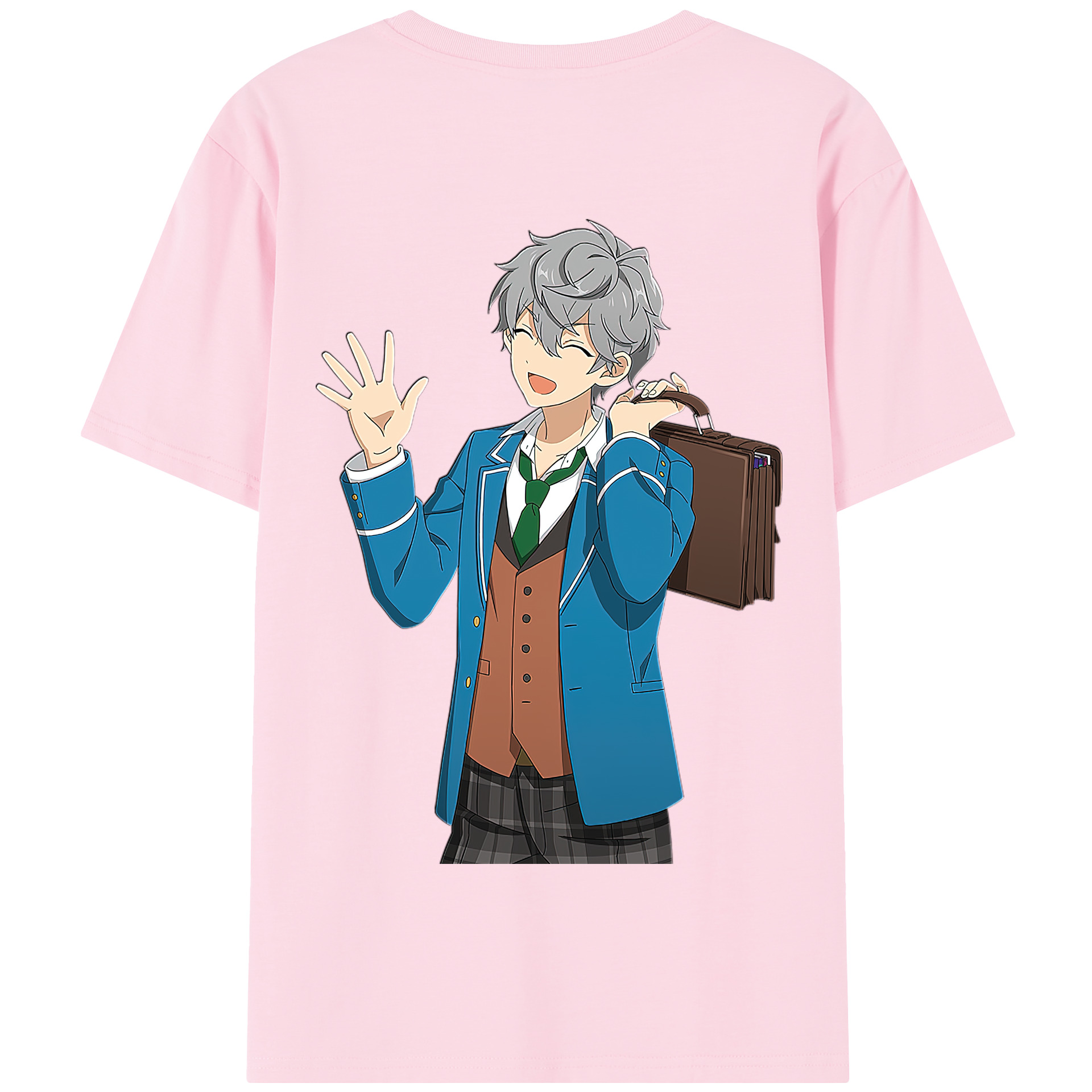 （画像用） あんさんぶるスターズ! Ensemble Stars 綿100％半袖Tシャツ（背面プリント）