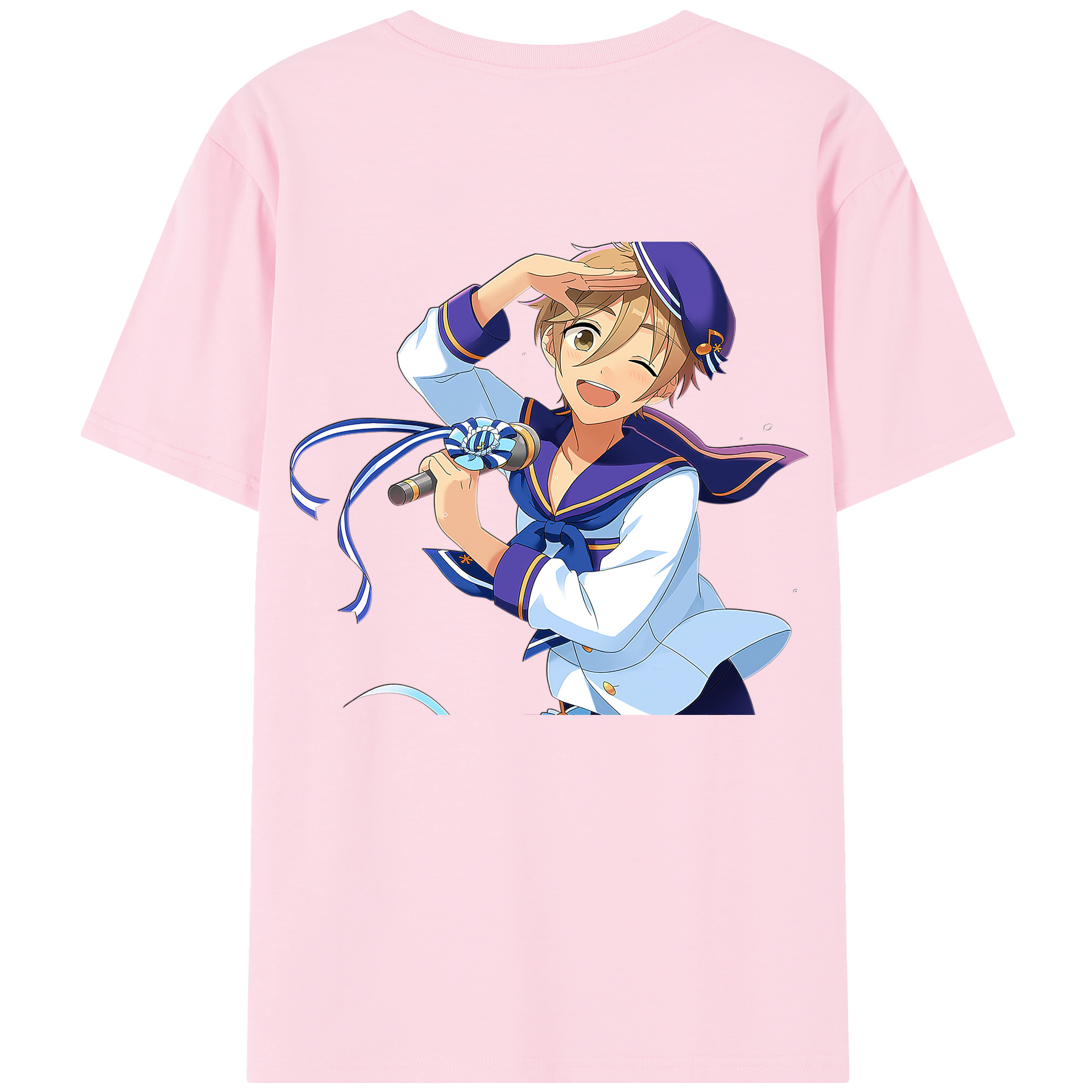 （画像用） あんさんぶるスターズ! Ensemble Stars 綿100％半袖Tシャツ（背面プリント）