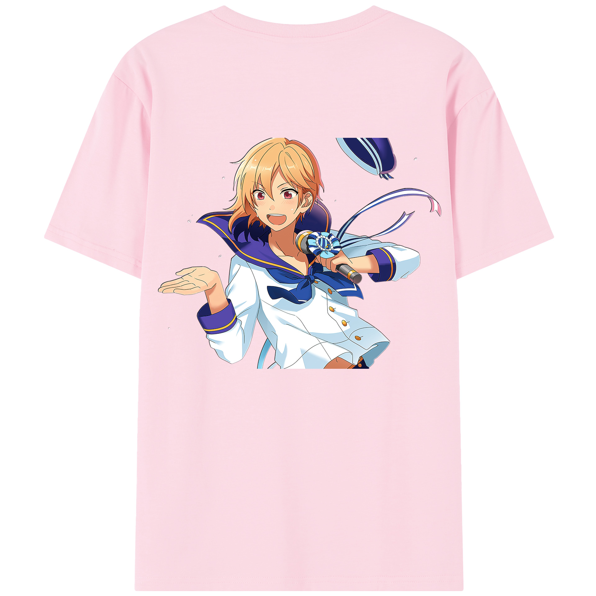 （画像用） あんさんぶるスターズ! Ensemble Stars 綿100％半袖Tシャツ（背面プリント）